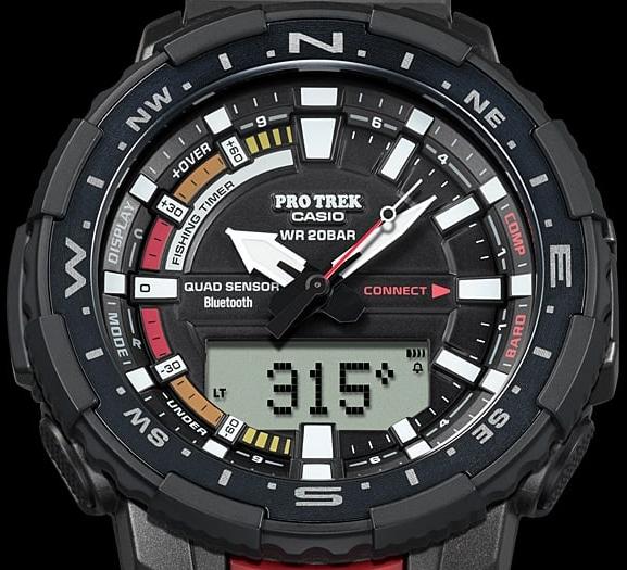ProTrek PRT-B70-1ER Pro Trek ProTrek sportowy zegarek czarny - miniatura 10