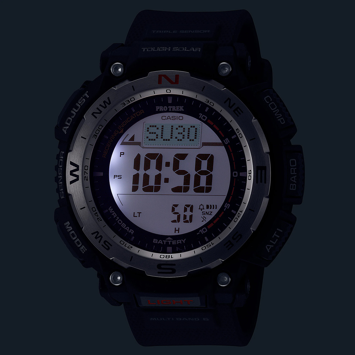 ProTrek PRW-3400-1ER zegarek męski sportowy ProTrek pasek - miniatura 12