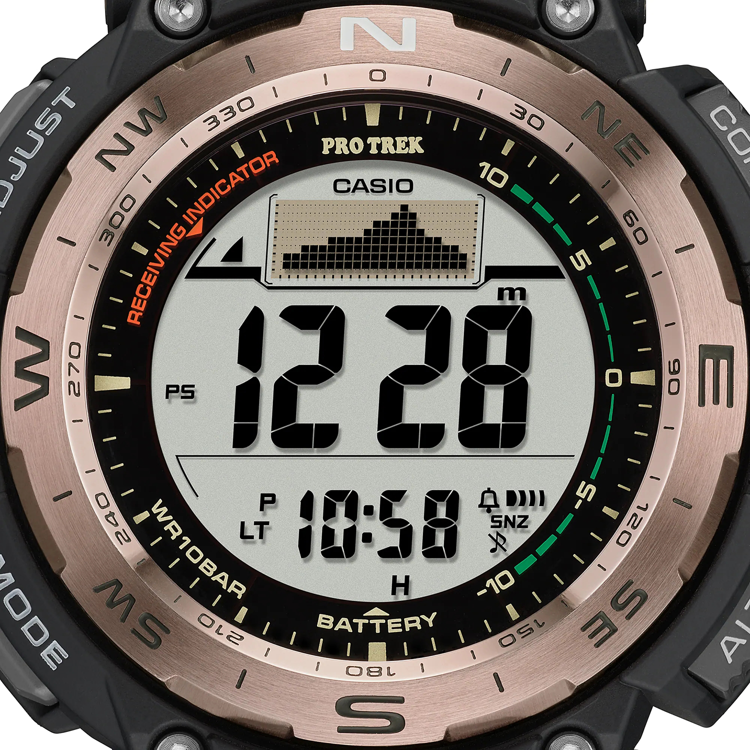 ProTrek PRW-3400Y-5ER ProTrek sportowy zegarek czarny - miniatura 8