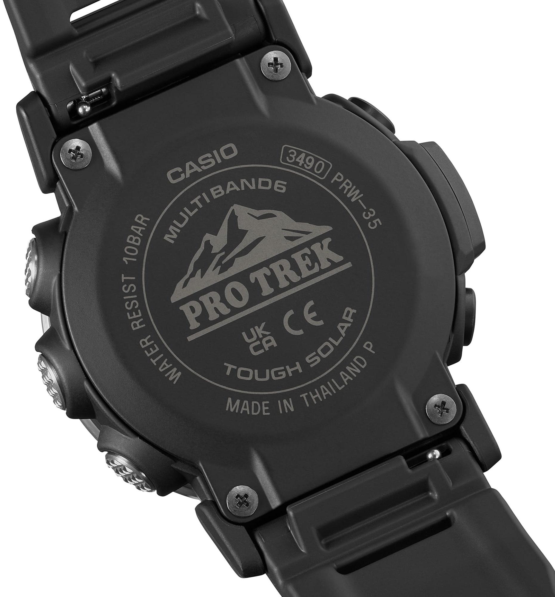 ProTrek PRW-35-1AER zegarek czarny sportowy ProTrek pasek