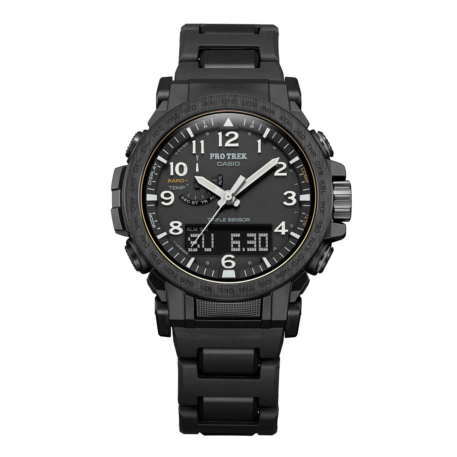 ProTrek PRW-51FC-1ER ProTrek sportowy zegarek czarny - miniatura 2