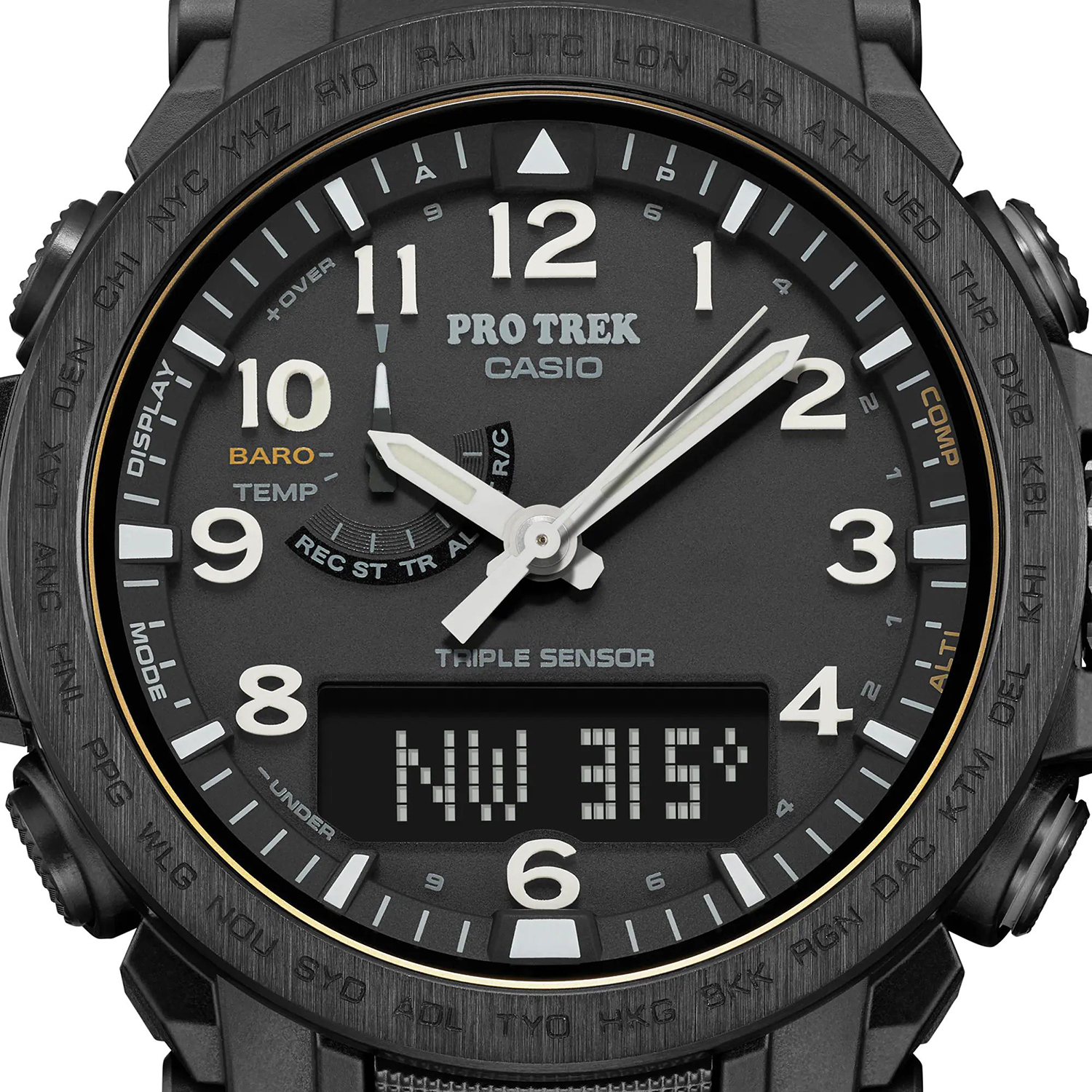 ProTrek PRW-51FC-1ER zegarek czarny sportowy ProTrek pasek - miniatura 9