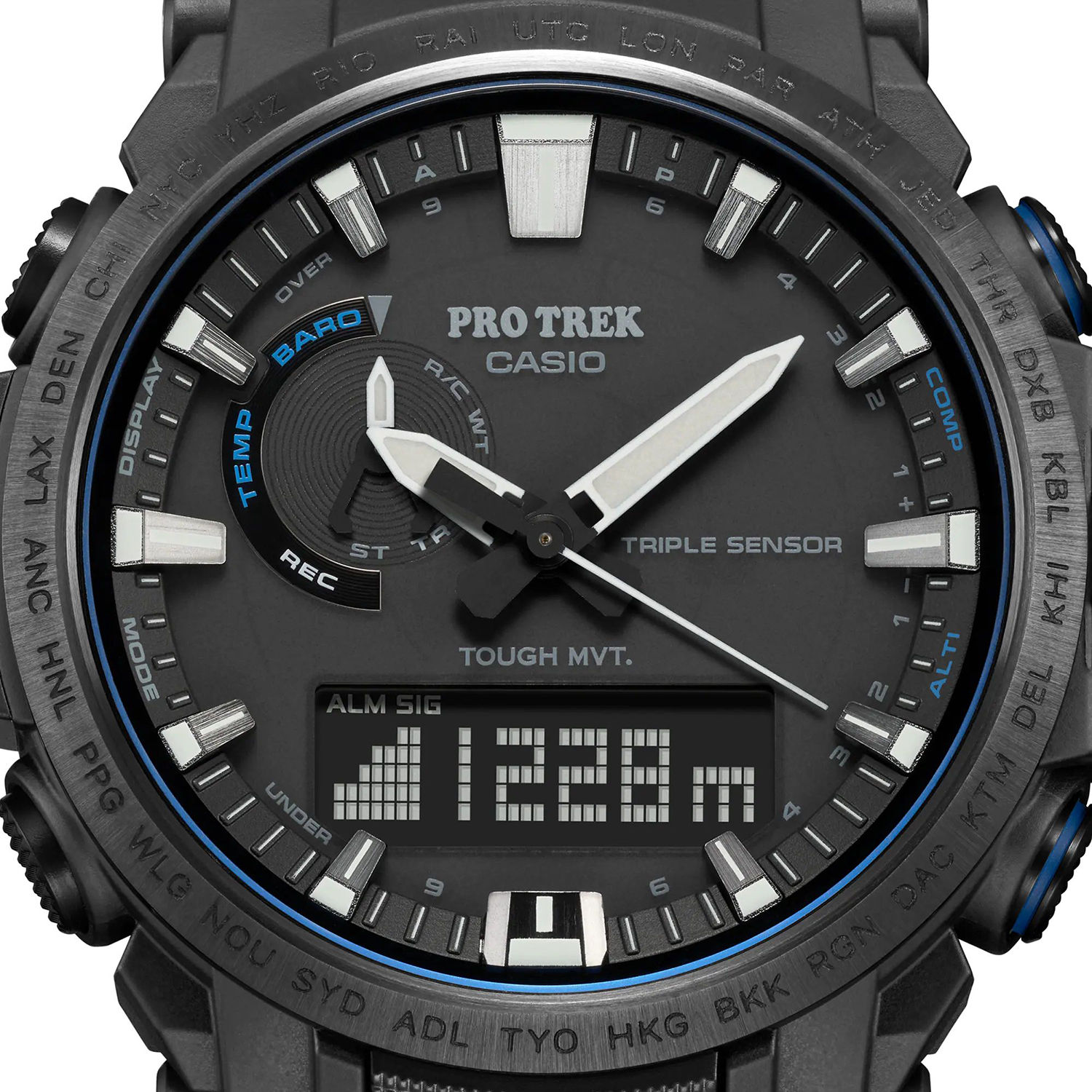 ProTrek PRW-61FC-1ER zegarek czarny sportowy ProTrek pasek - miniatura 9