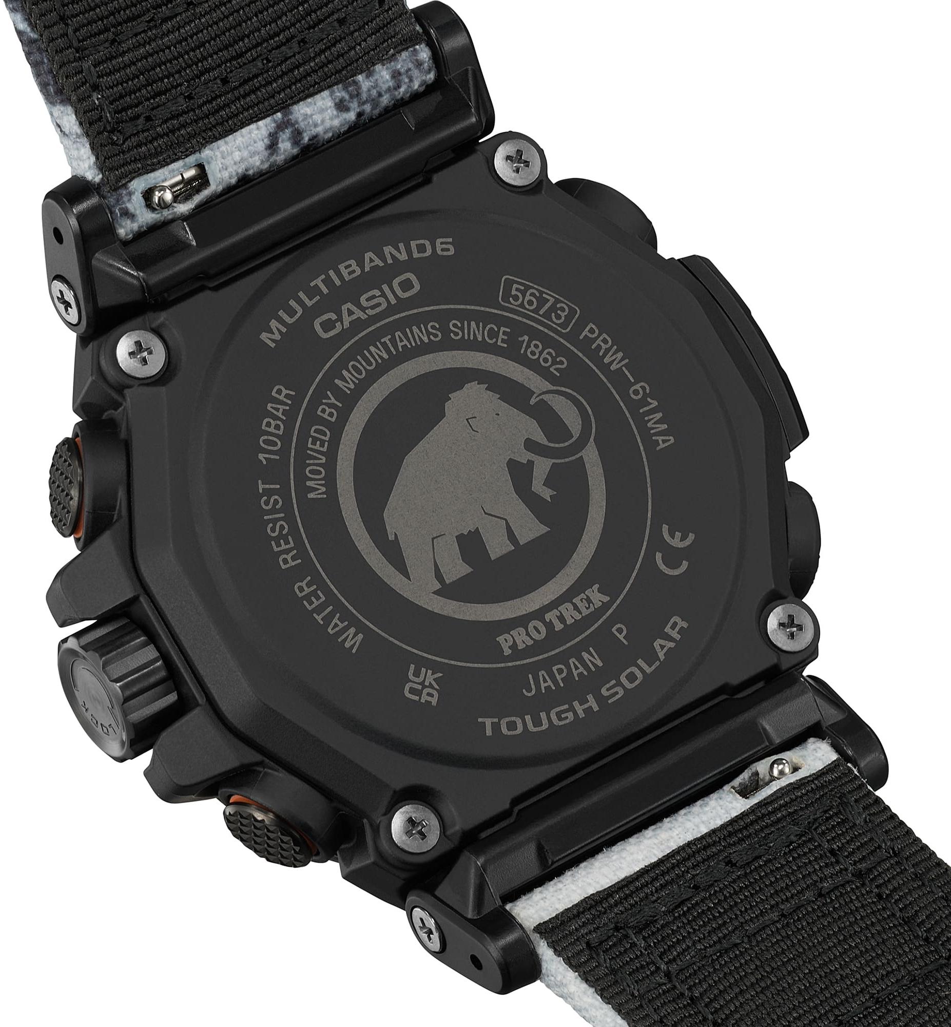 ProTrek PRW-61MA-1AER Mammut x Pro Trek ProTrek sportowy zegarek szary