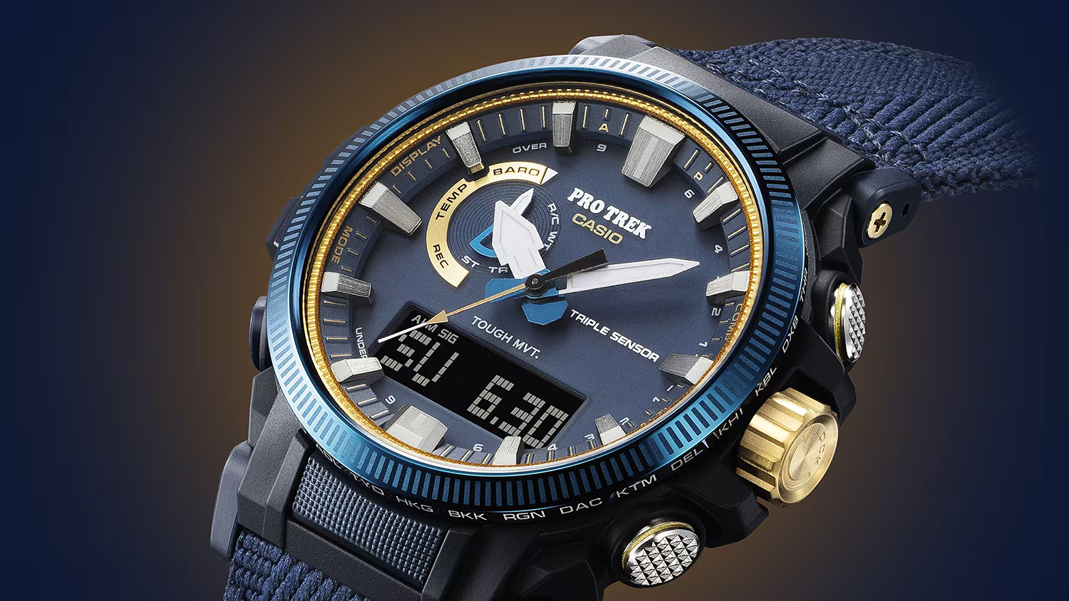 ProTrek PRW-61SS-2ER ProTrek sportowy zegarek szary