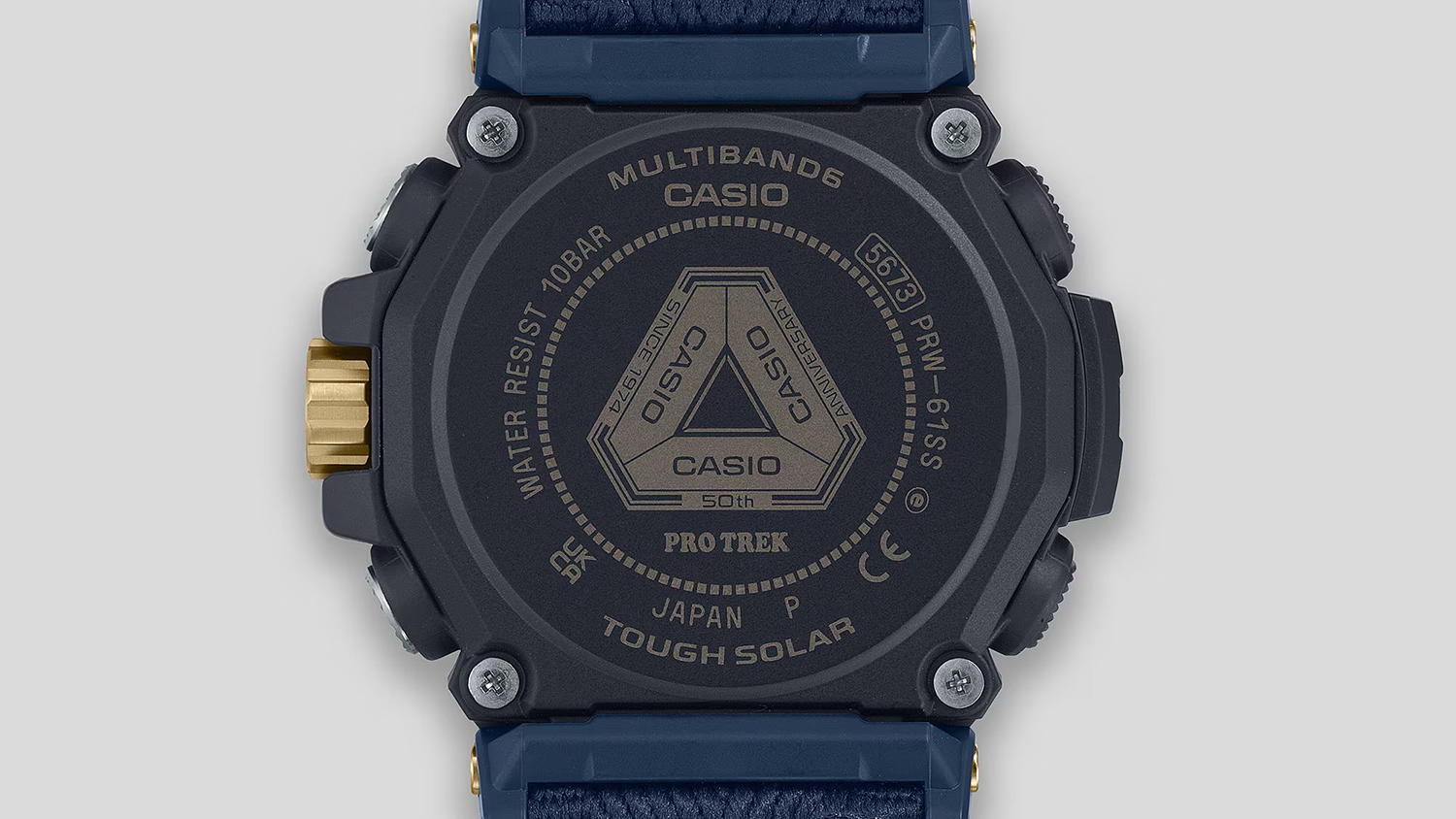 ProTrek PRW-61SS-2ER zegarek męski sportowy ProTrek pasek