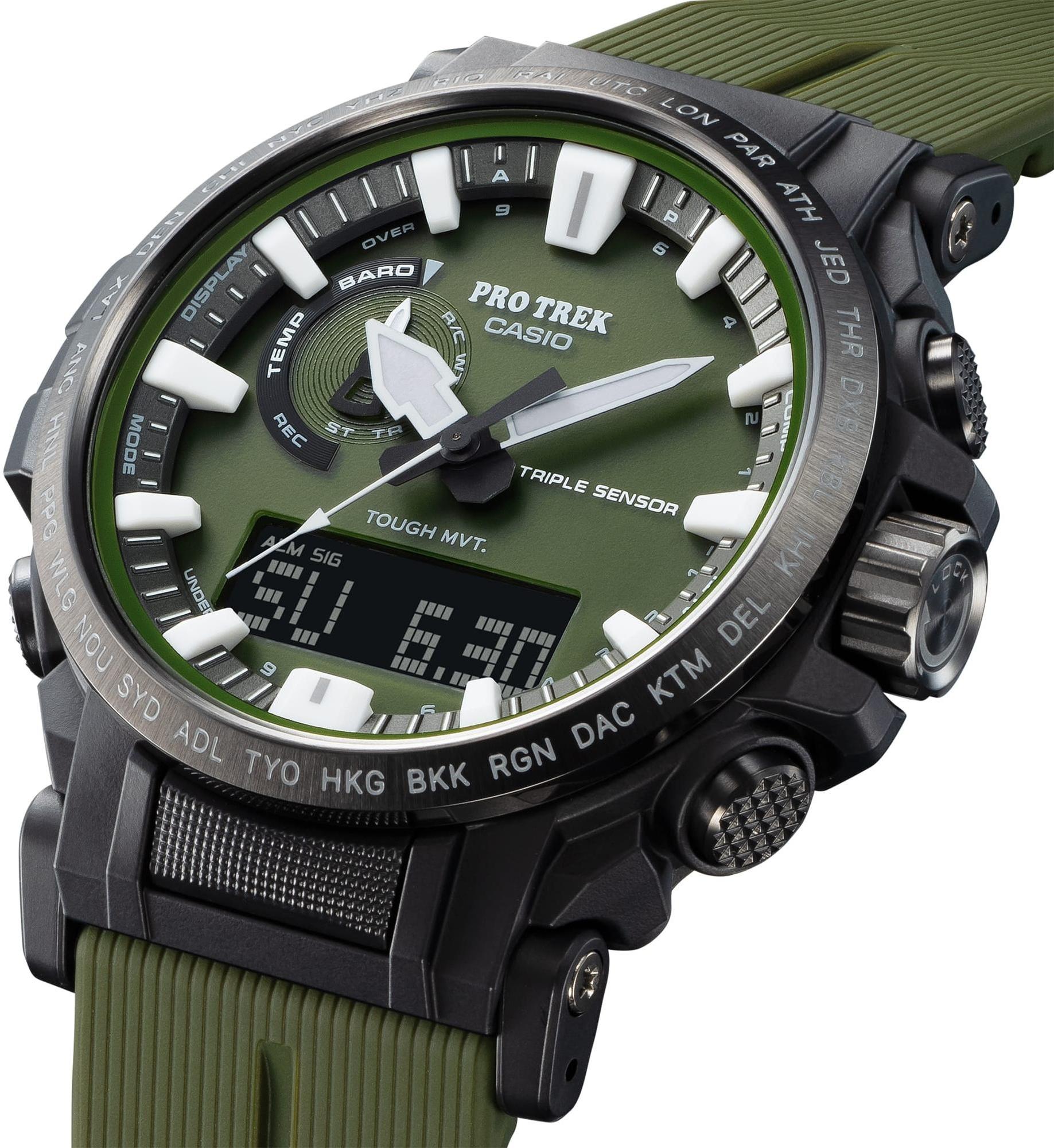 ProTrek PRW-61Y-3ER Pro Trek Climber zegarek sportowy ProTrek