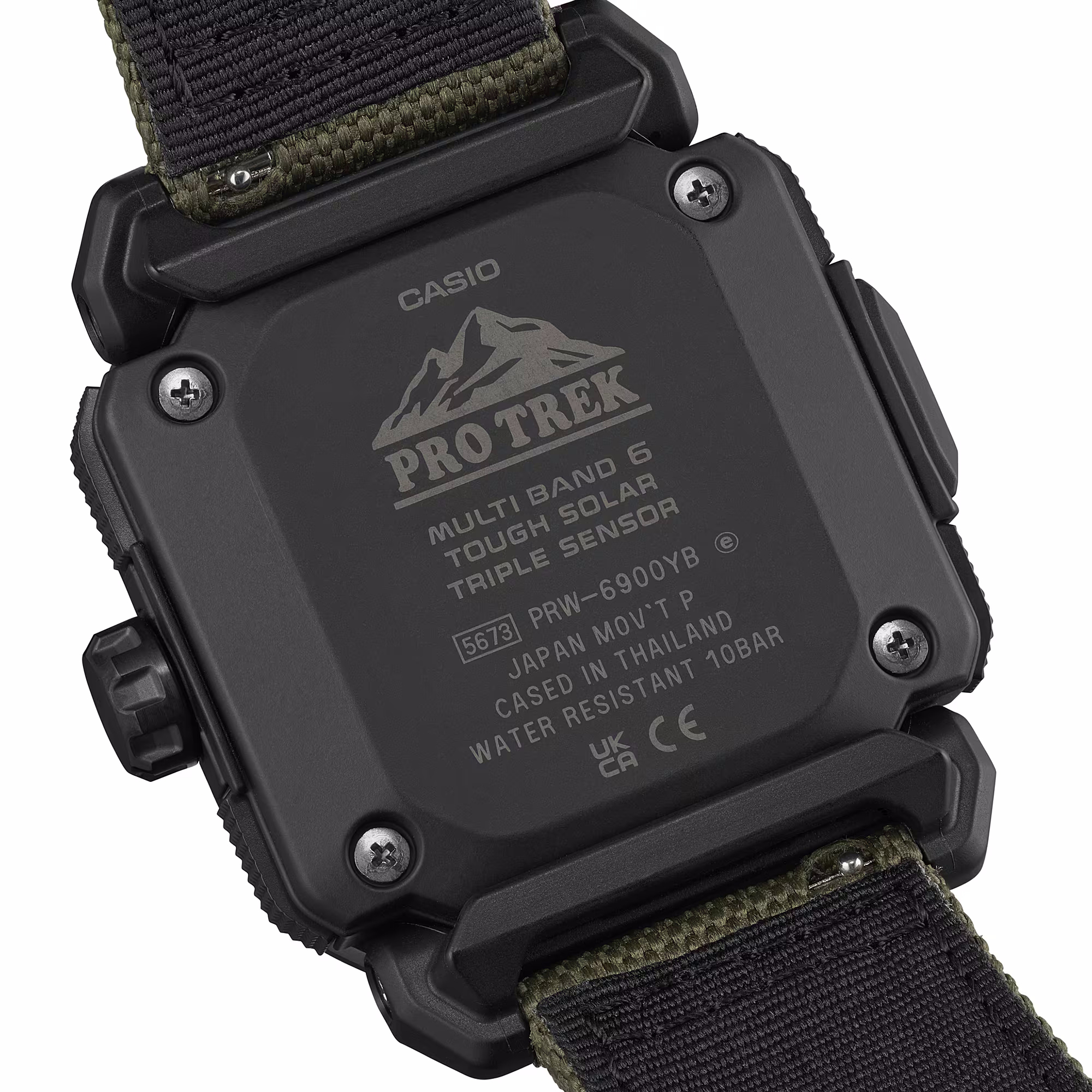 ProTrek PRW-6900YB-3ER Pro Trek Climber ProTrek sportowy zegarek czarny - miniatura 4