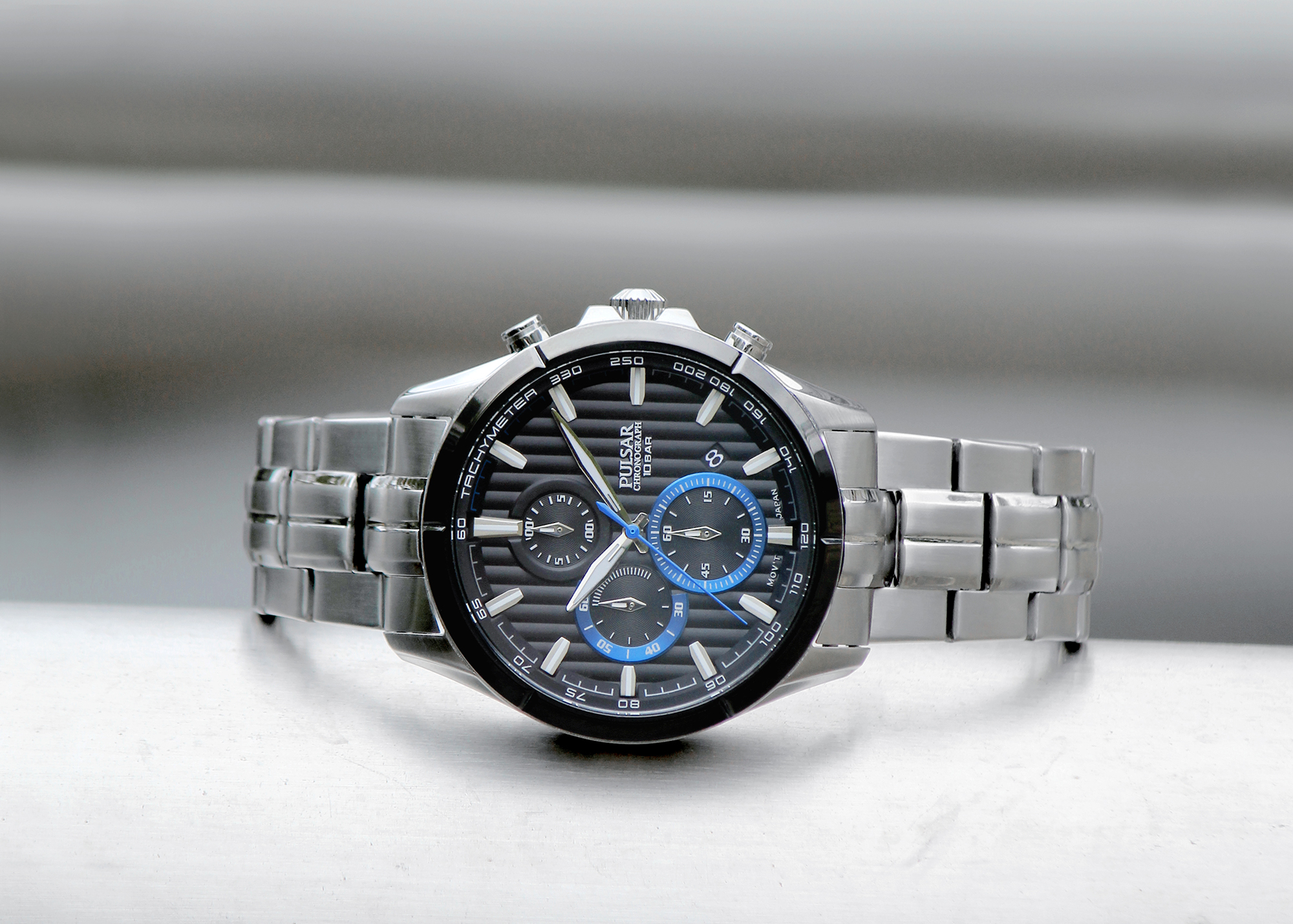 Pulsar PM3161X1 zegarek srebrny sportowy Sport bransoleta - miniatura 5