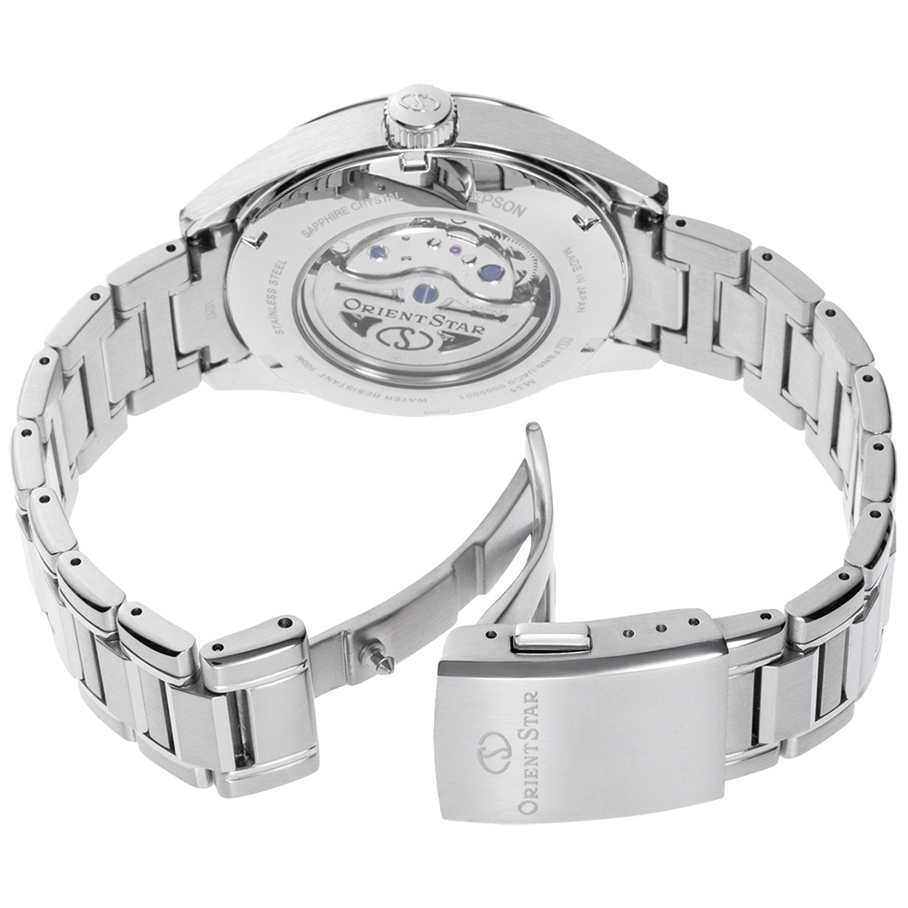 RE-BX0004L00B zegarek męski elegancki Contemporary bransoleta
