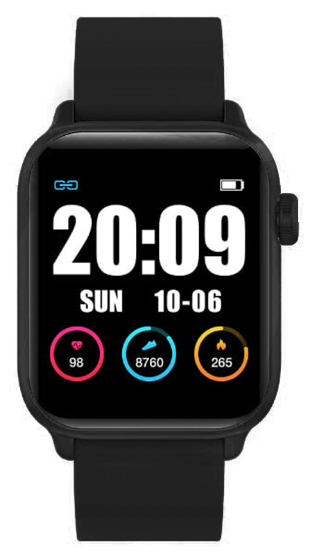 Rubicon Smartwatch Rubicon RNCE56 czarny RNCE56BIBX01AX