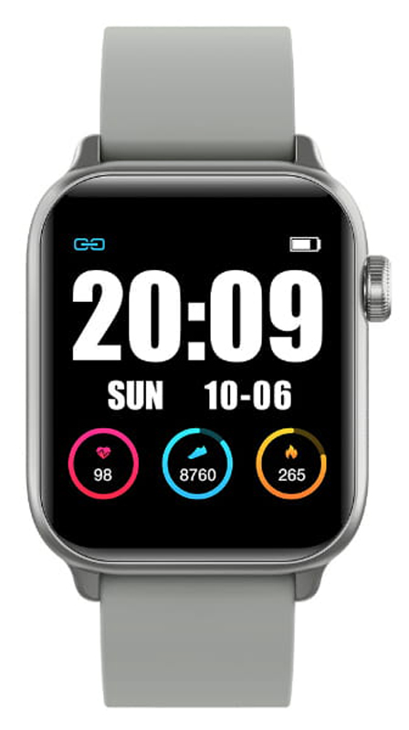 Rubicon Smartwatch Rubicon RNCE56 srebrny szary RNCE56SIBX01AX