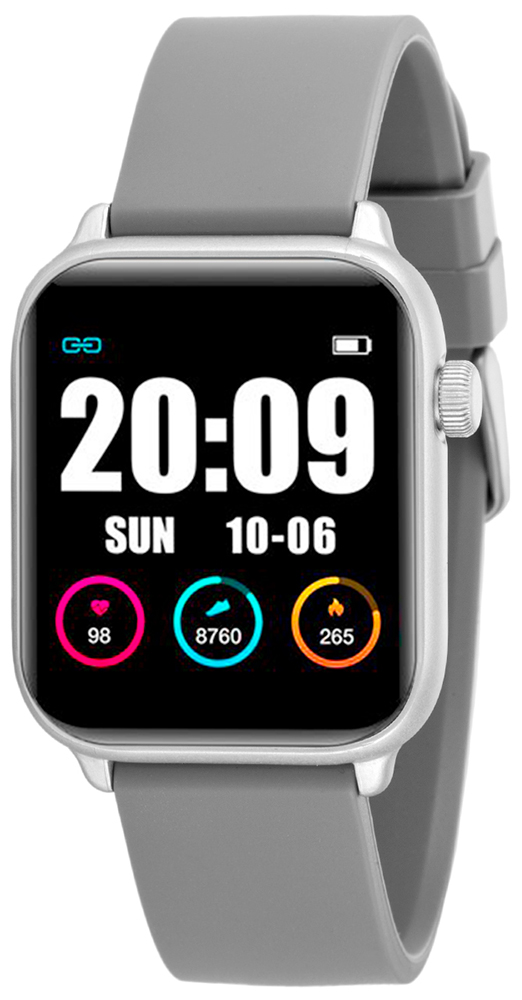 Rubicon Smartwatch Rubicon RNCE57 srebrny TERMOMETR RNCE57SIBX05AX