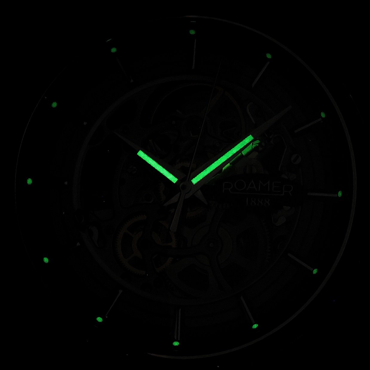 Roamer 101984 41 85 10 Competence Competence Skeleton IV zegarek męski klasyczny szafirowe