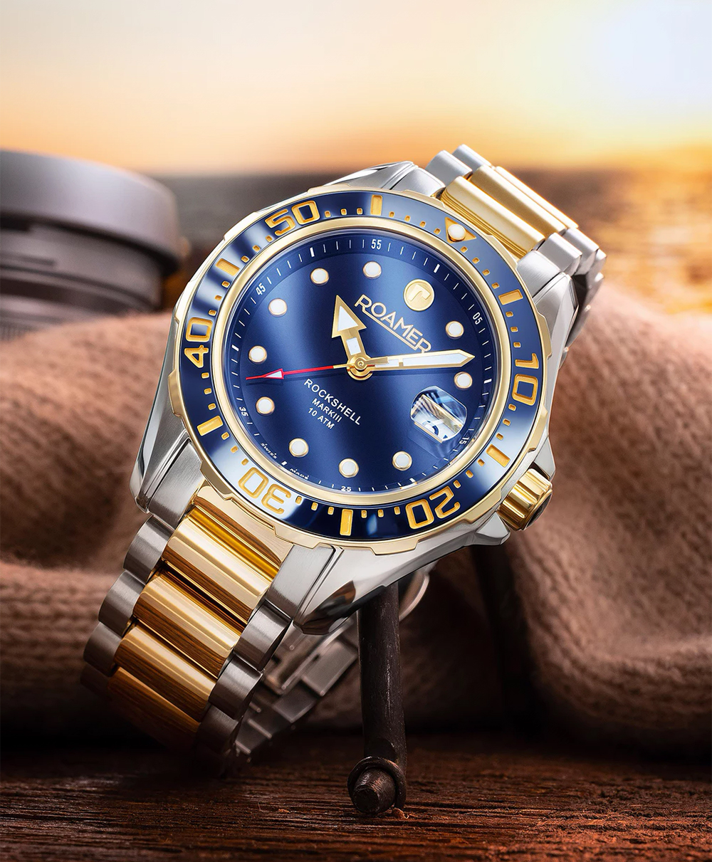 Roamer 220660 47 45 20 męski zegarek Rockshell Mark III bransoleta - miniatura 2
