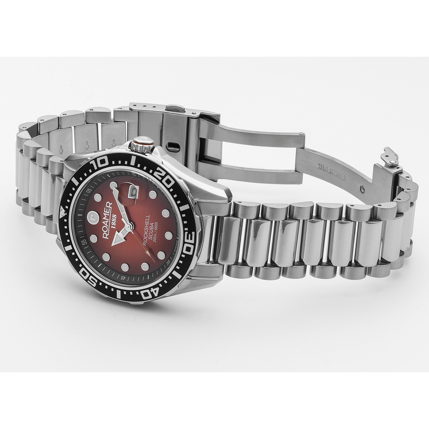 Roamer 220858 41 05 50 męski zegarek Rockshell Mark III bransoleta - miniatura 3