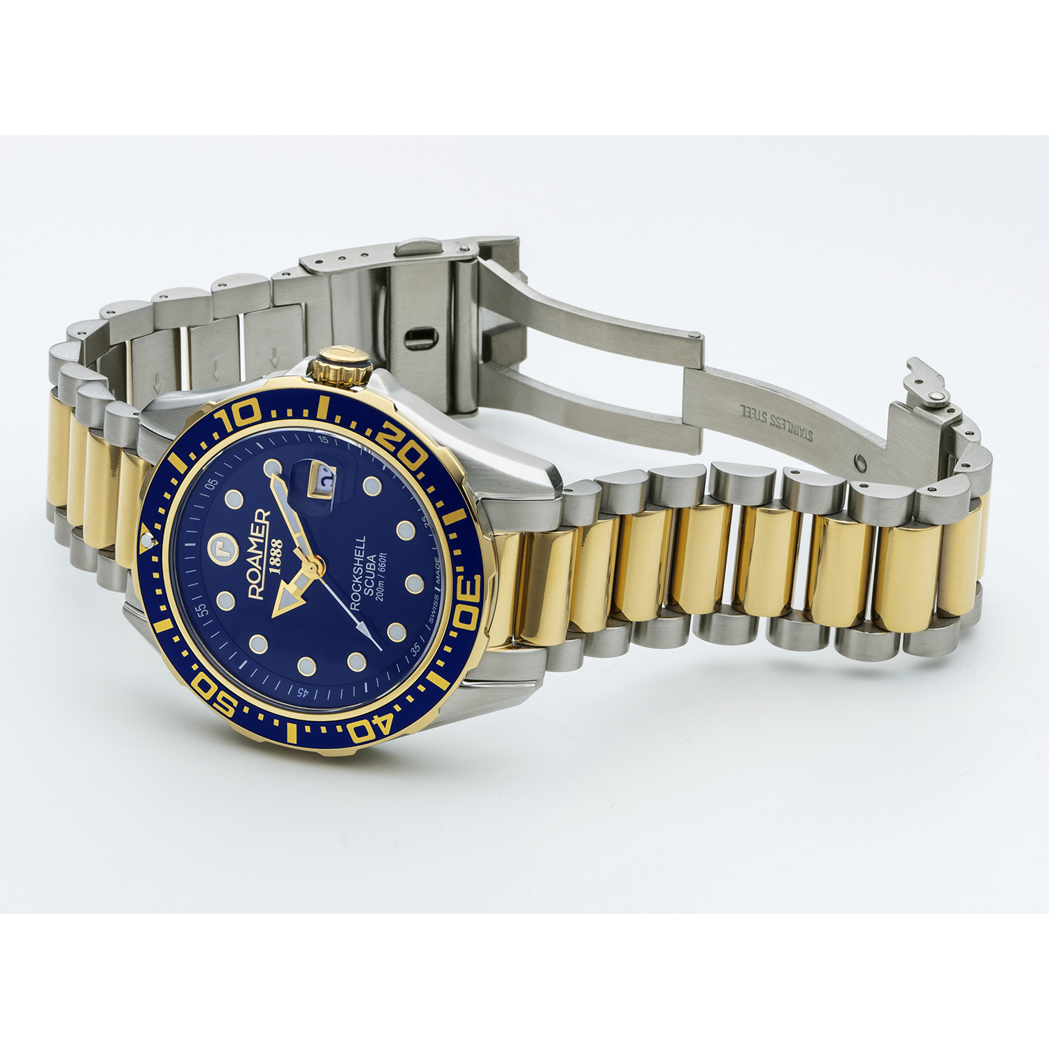 Roamer 220858 47 45 50 męski zegarek Rockshell Mark III bransoleta - miniatura 3
