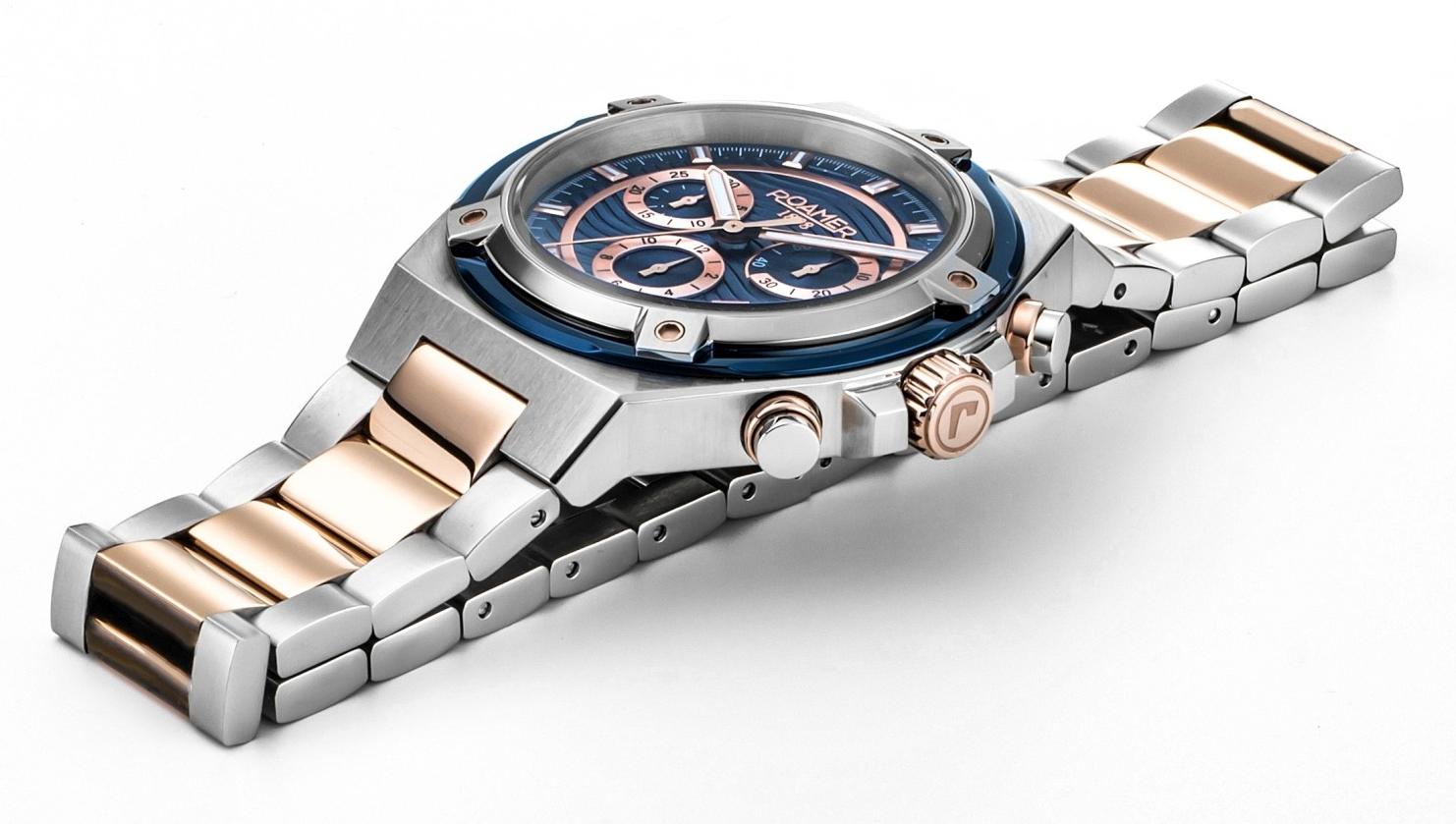 Roamer 221837 49 45 20 zegarek męski Tempomaster Chrono - miniatura 2