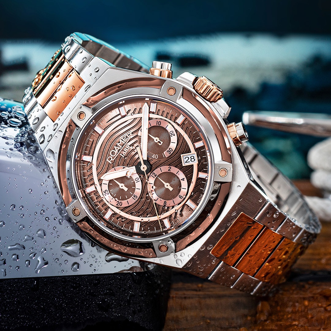 Roamer 221837 49 65 20 zegarek sportowy Tempomaster Chrono - miniatura 4