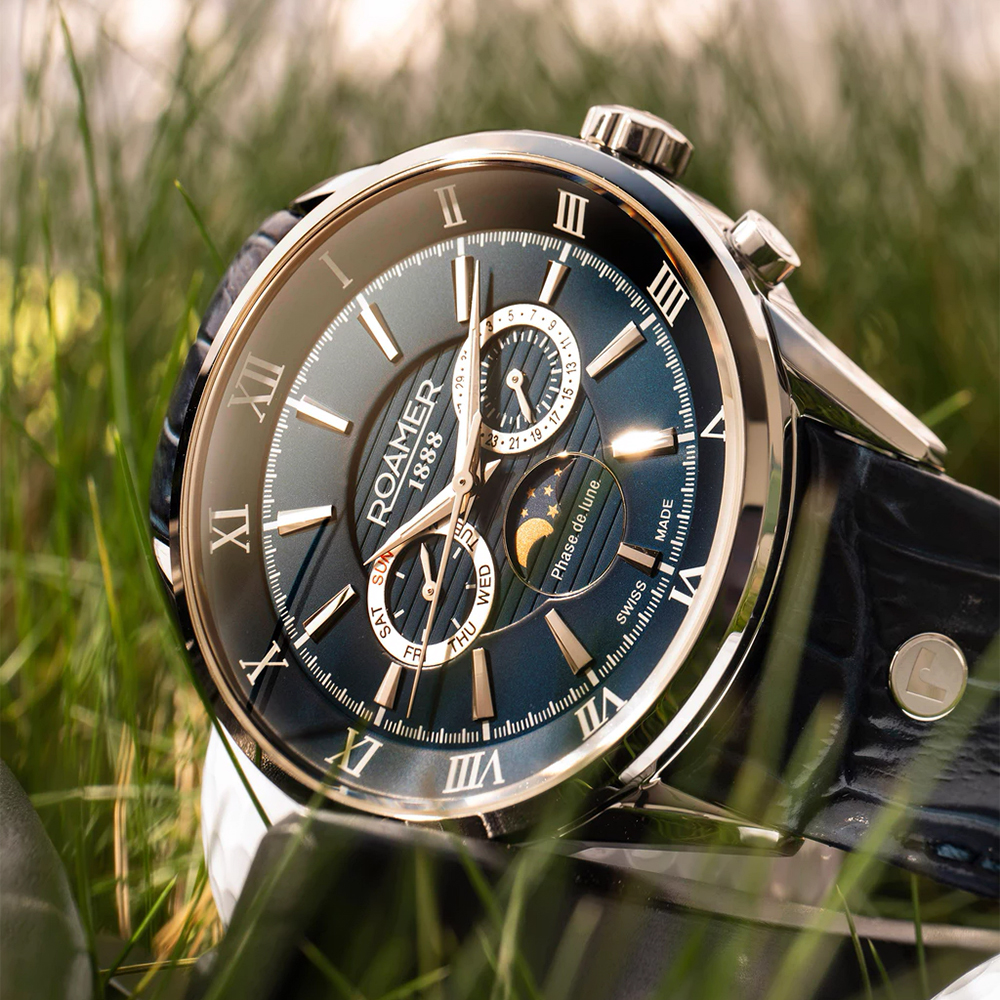 Roamer 508821 41 43 05 męski zegarek Superior pasek - miniatura 2