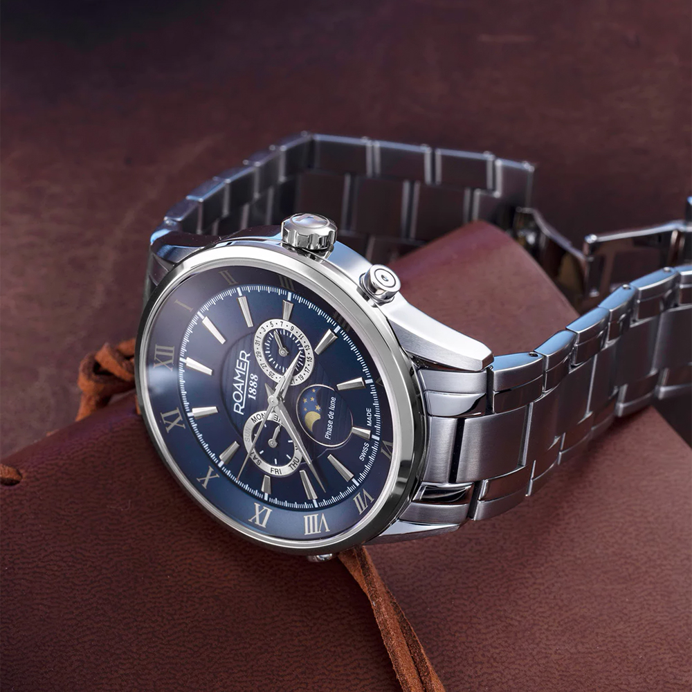 Roamer 508821 41 43 50 męski zegarek Superior bransoleta - miniatura 3