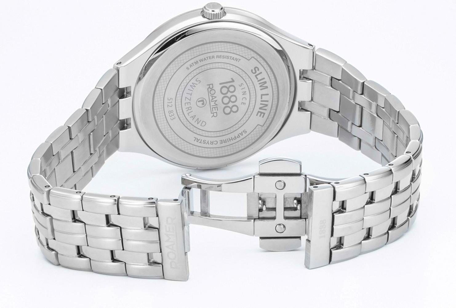 Roamer 512833 41 45 20 męski zegarek Slim-Line bransoleta