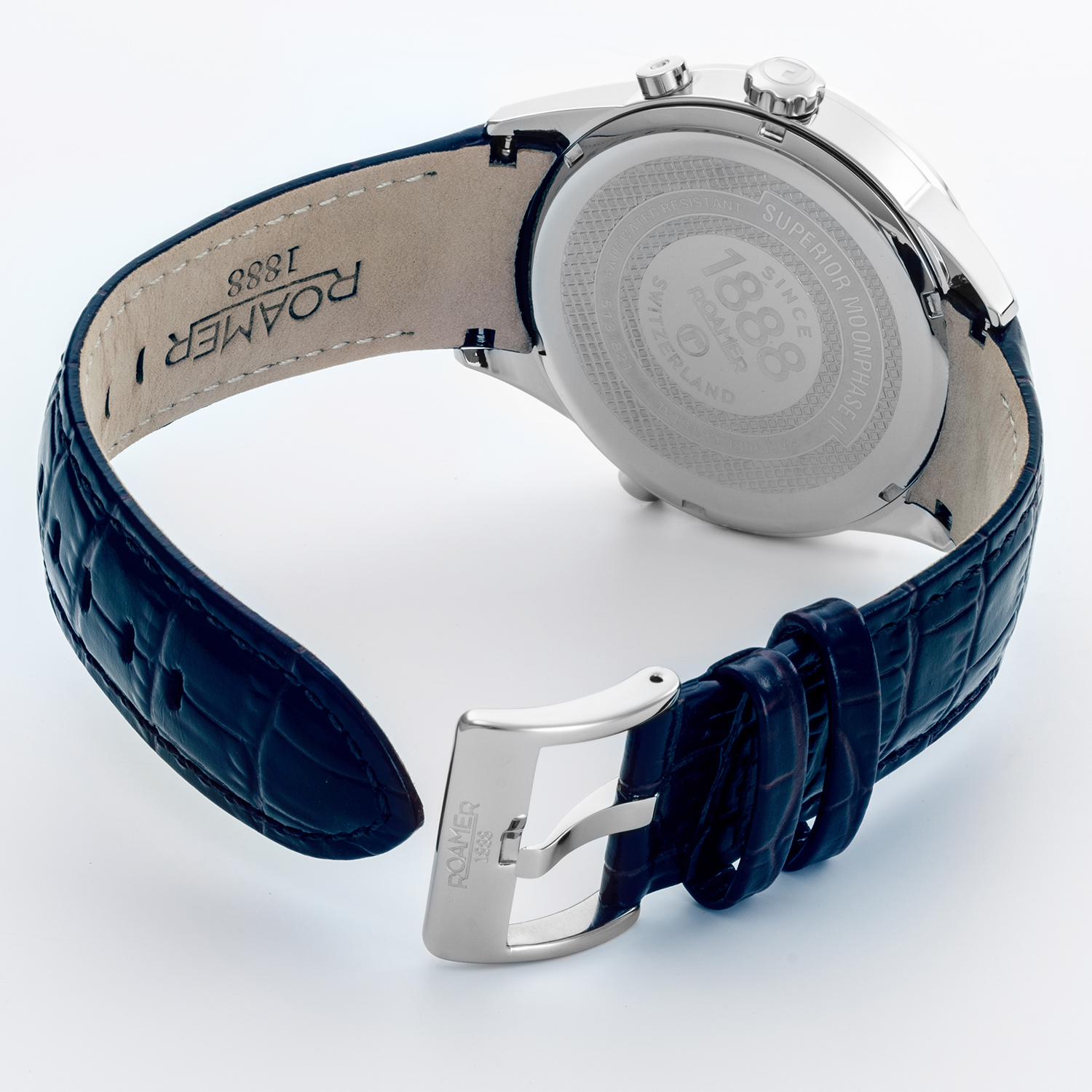 Roamer 513821 41 45 05 męski zegarek Superior pasek - miniatura 3
