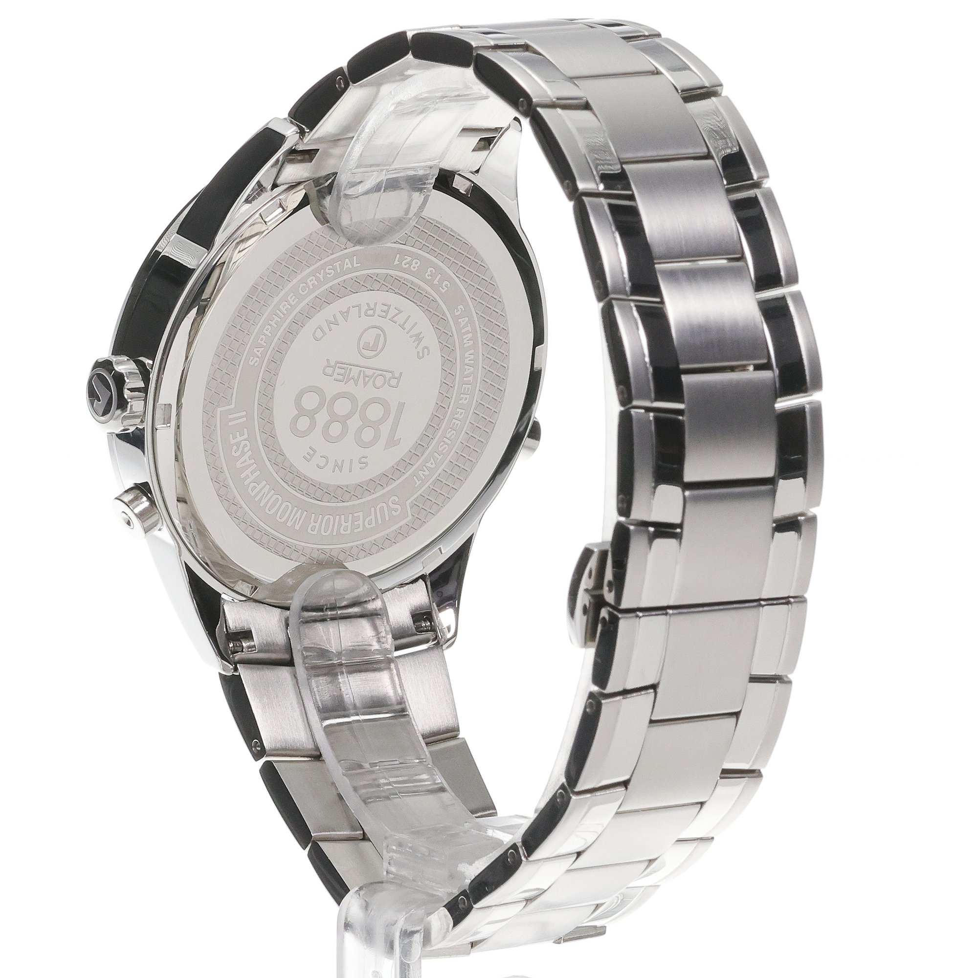 Roamer 513821 41 75 50 zegarek srebrny klasyczny Superior bransoleta