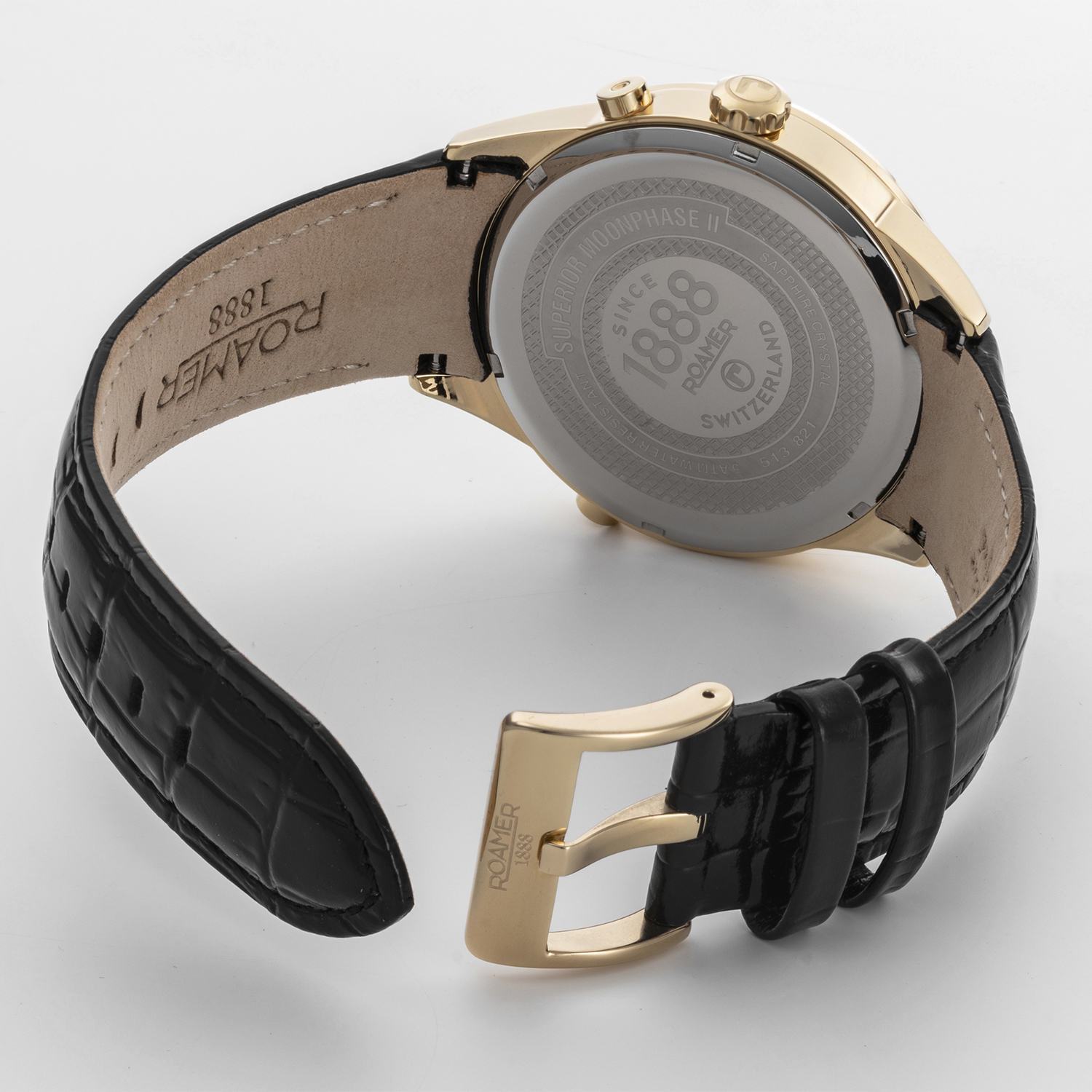 Roamer 513821 48 85 05 męski zegarek Superior pasek