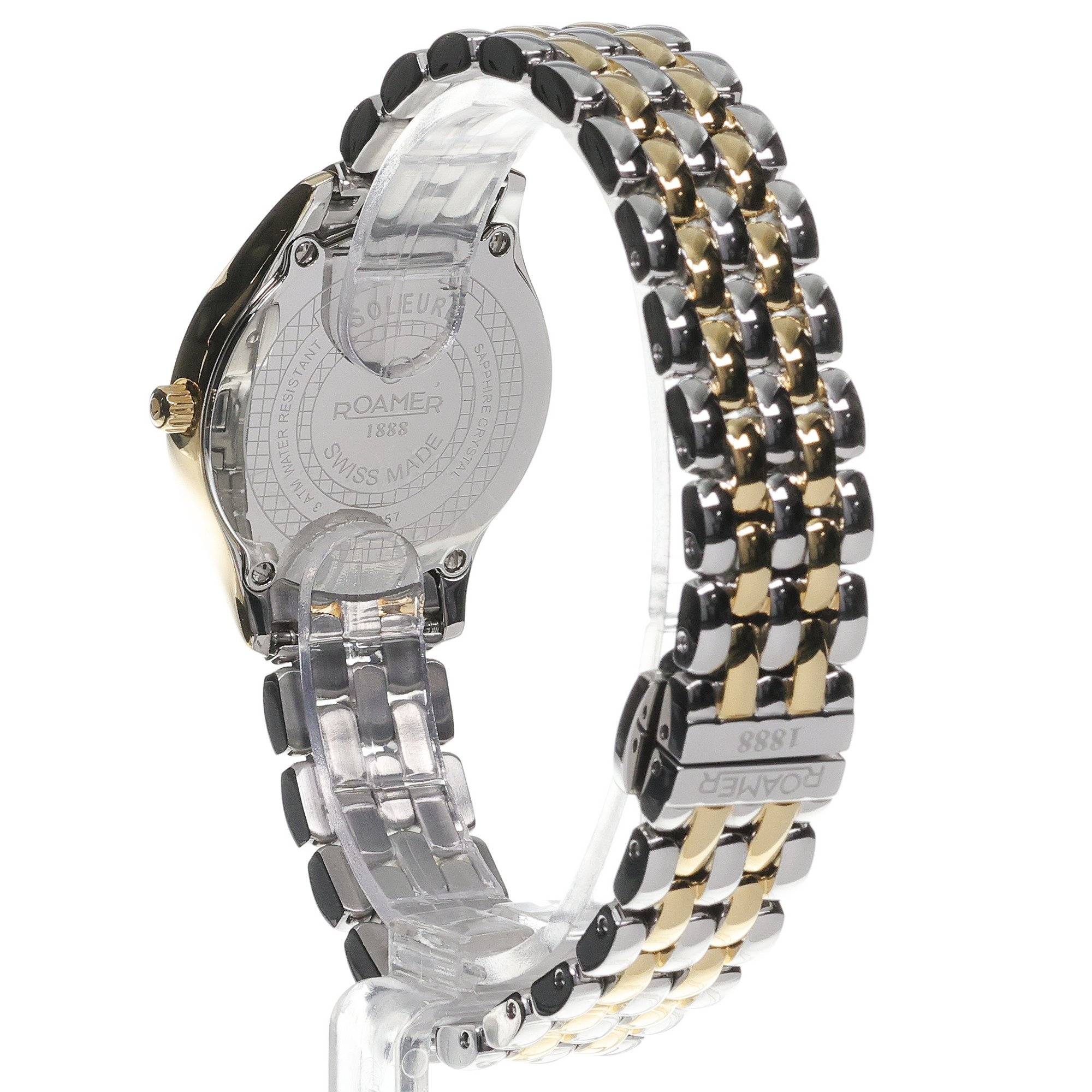Roamer 547857 47 25 50 Soleure elegancki zegarek złoty - miniatura 4