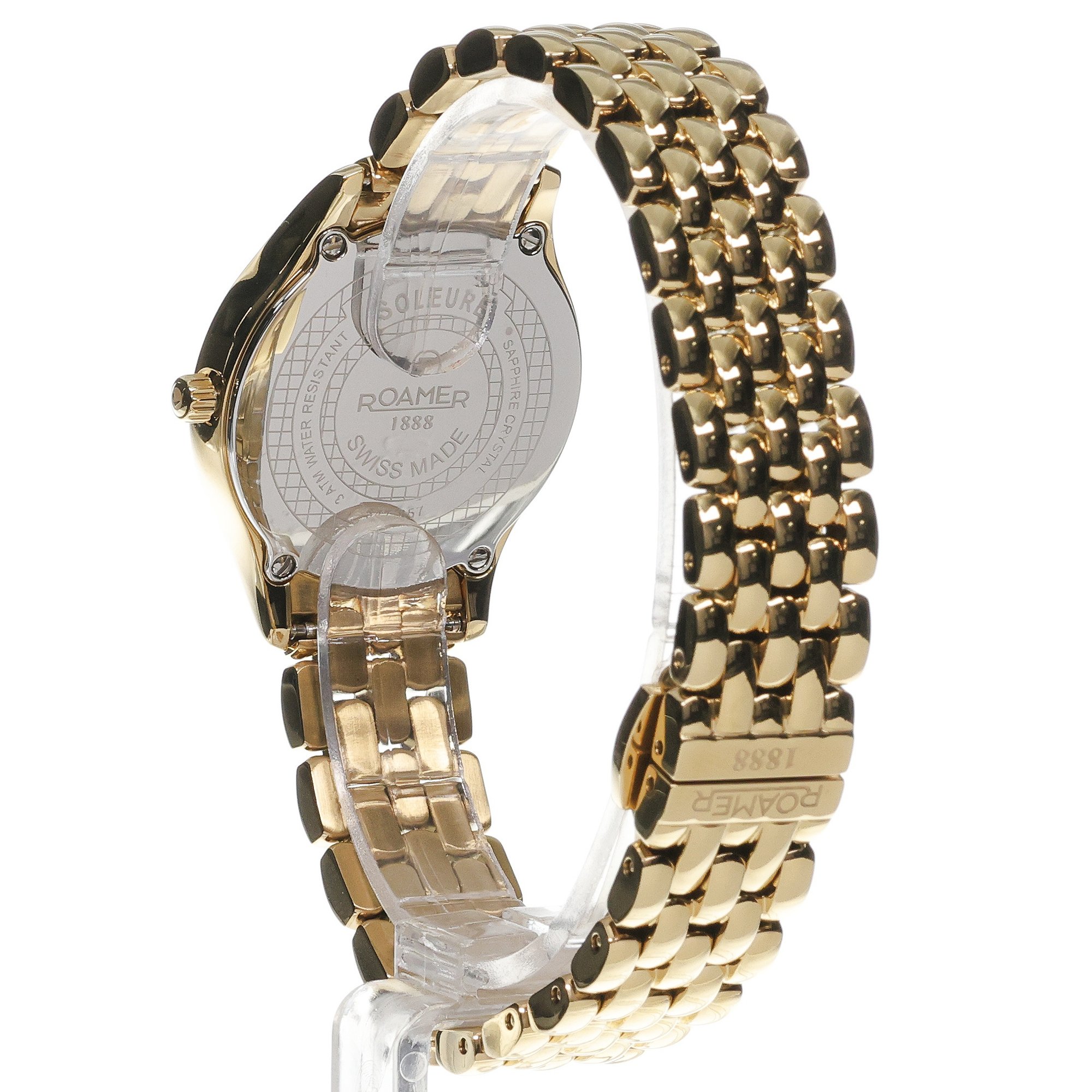 Roamer 547857 48 25 50 zegarek damski Soleure złoty