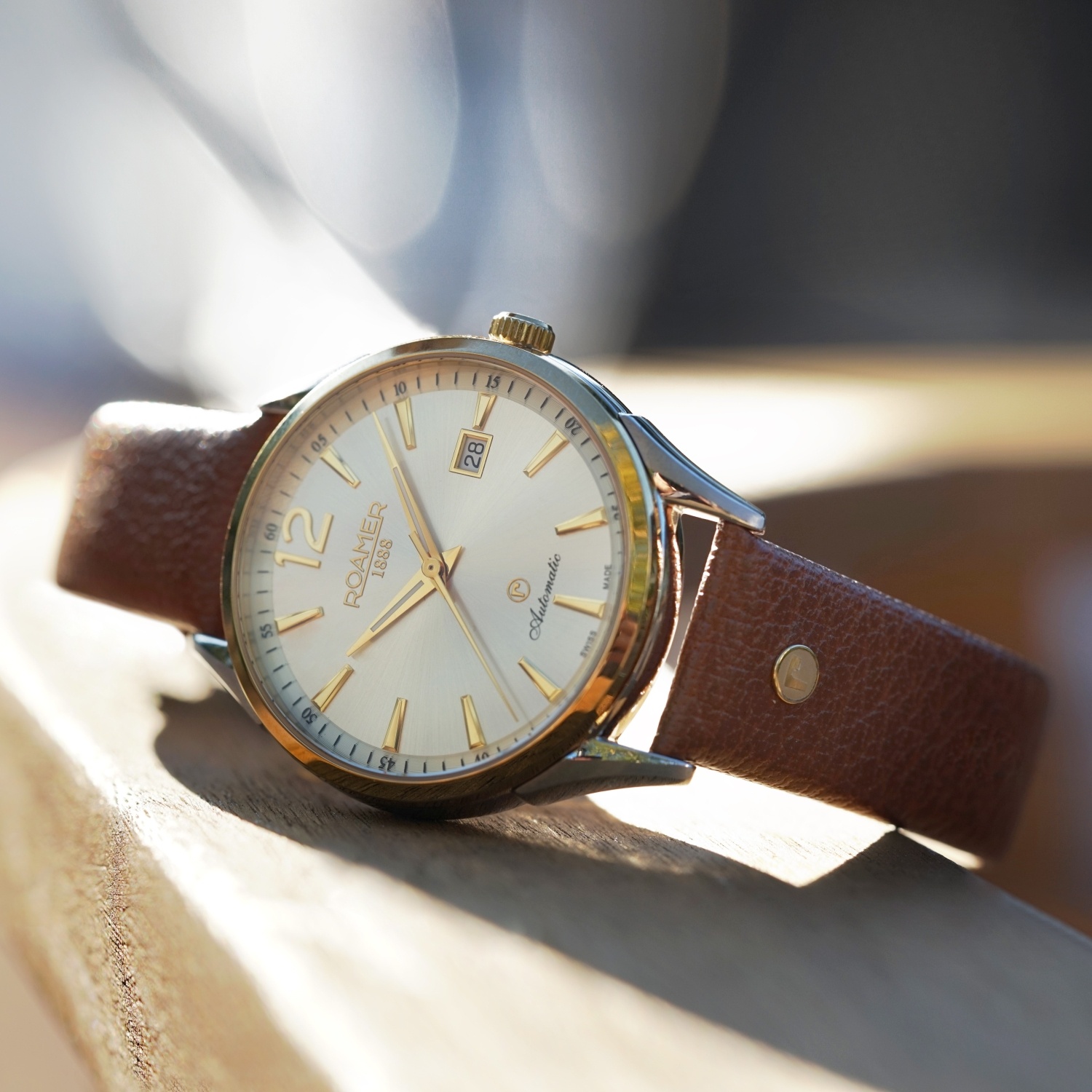 Roamer 550660 49 25 05 męski zegarek Classic Line pasek - miniatura 3