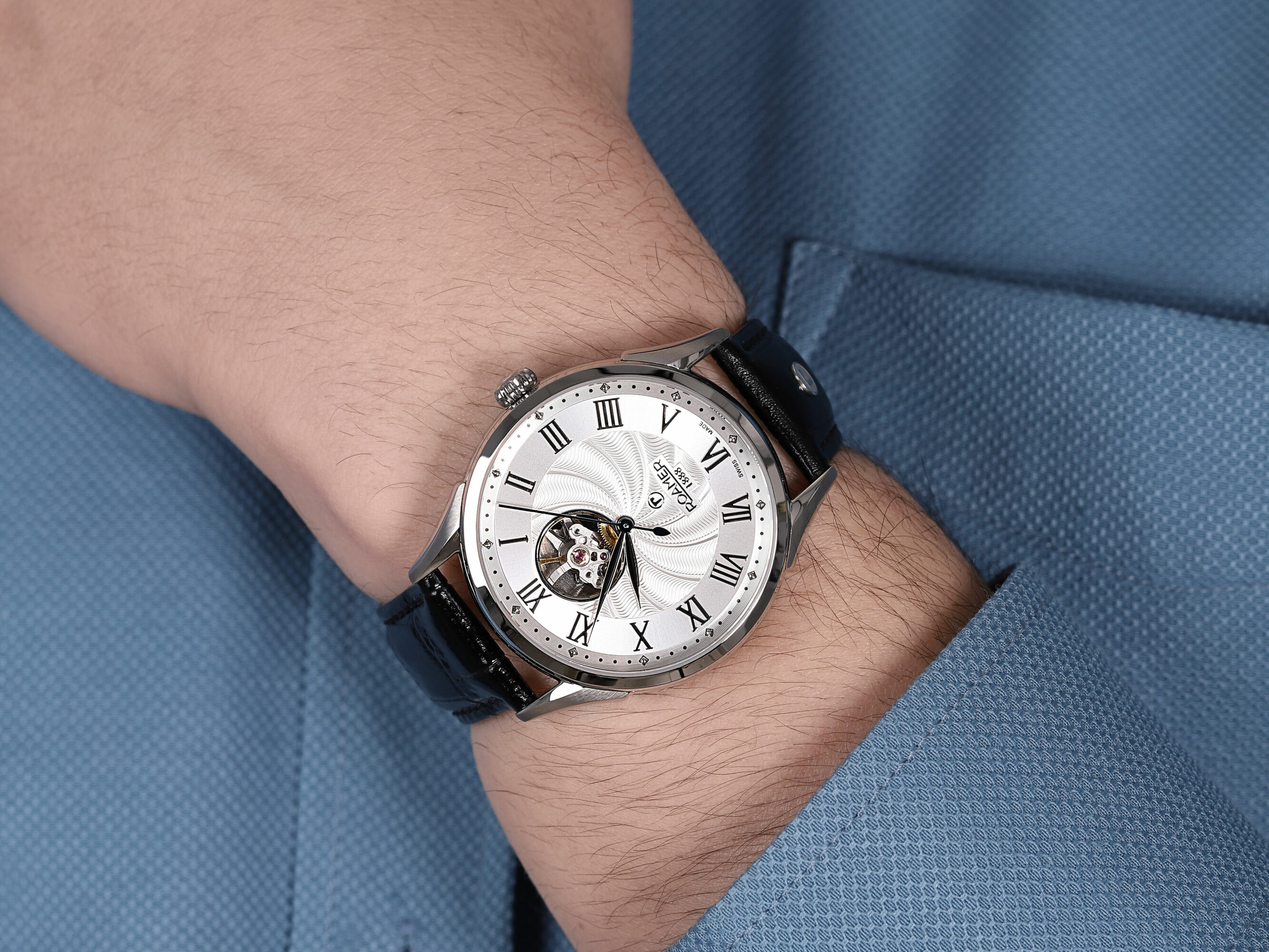 Roamer 550661.41.22.05 zegarek klasyczny Swiss Elegance - miniatura 4