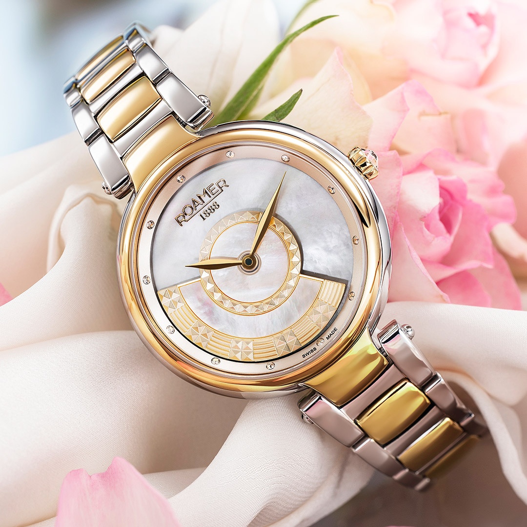 Roamer 602857 47 10 50 zegarek srebrny elegancki Lady Mermaid bransoleta - miniatura 5