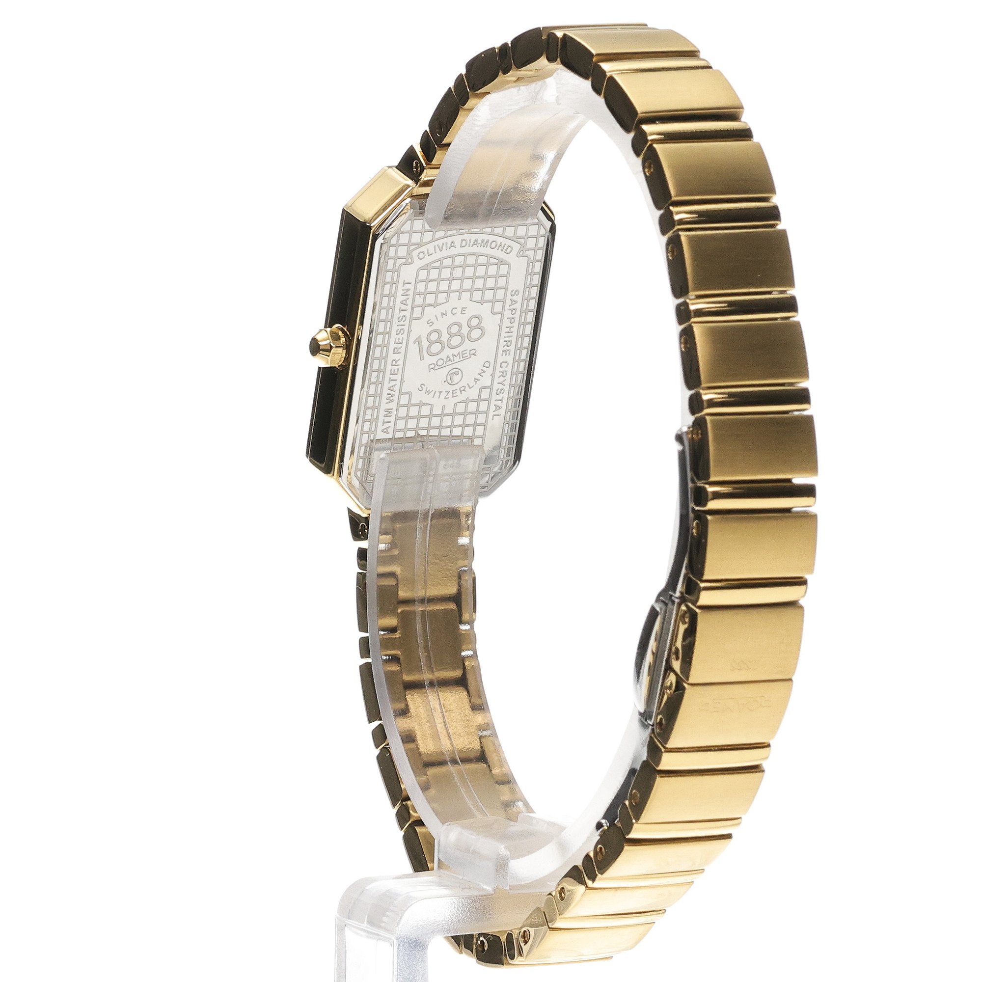 Roamer 627845 48 39 20 Olivia diamond Olivia elegancki zegarek złoty - miniatura 4