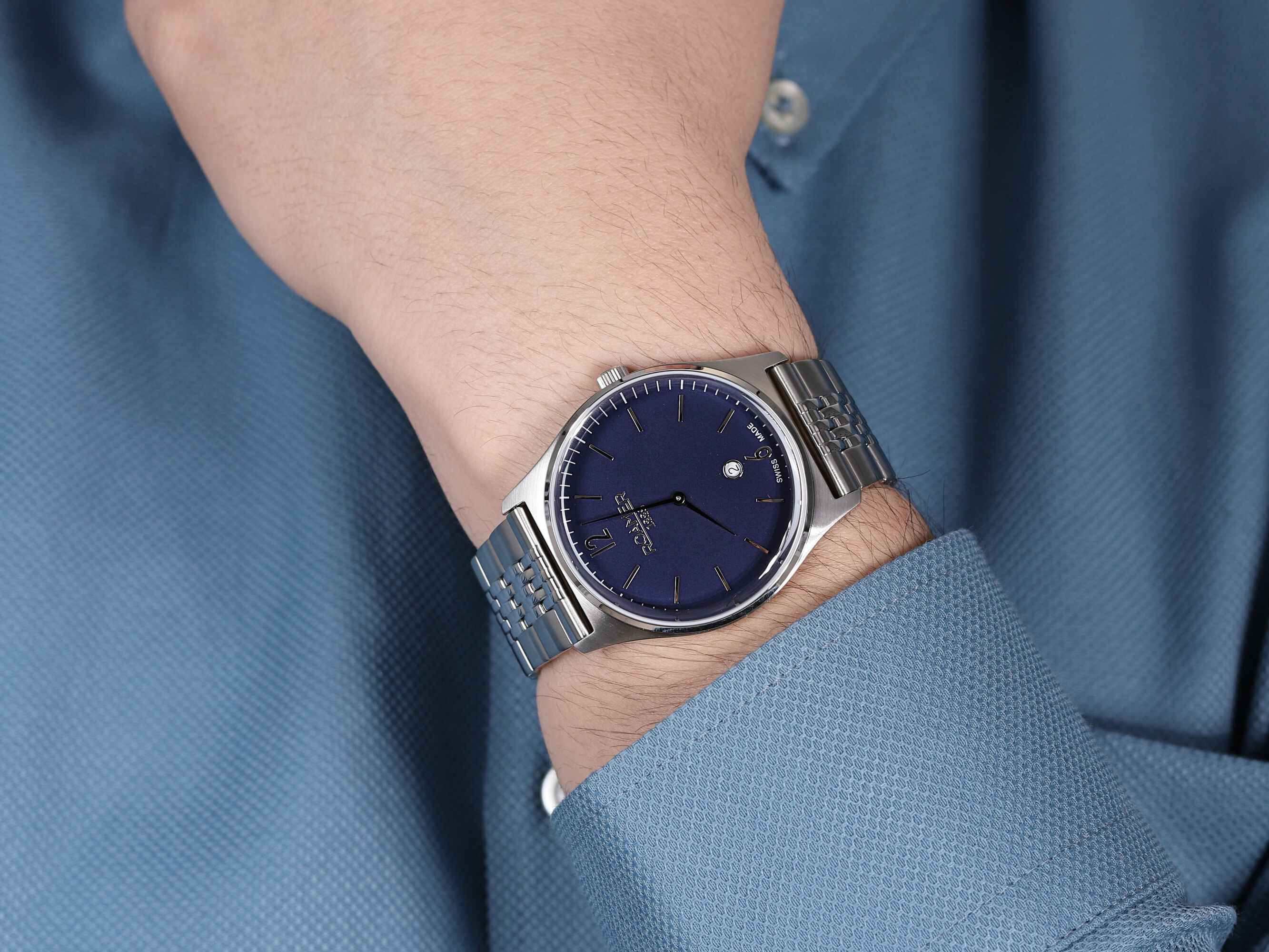 Roamer 650810.41.45.50 męski zegarek Elements bransoleta