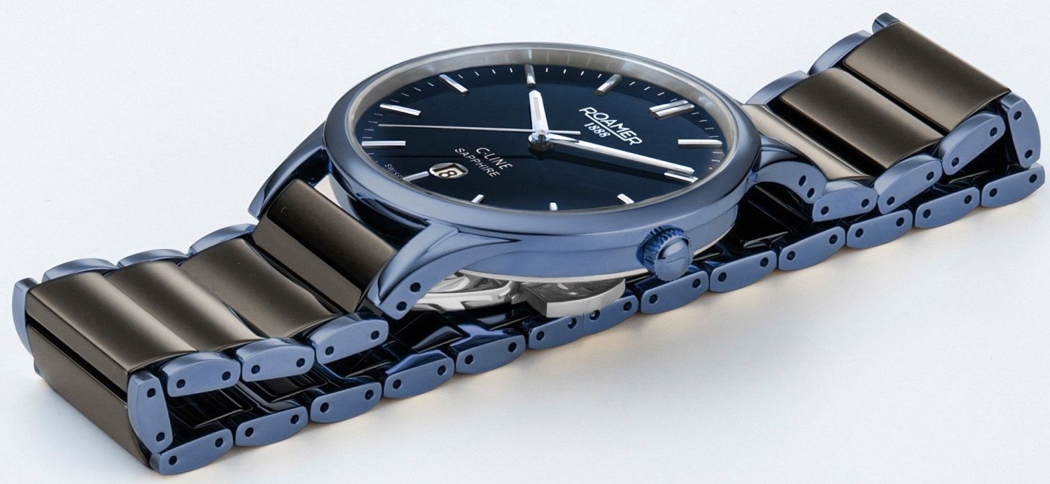 Roamer 658833 42 54 61 C-Line zegarek męski klasyczny szafirowe - miniatura 8