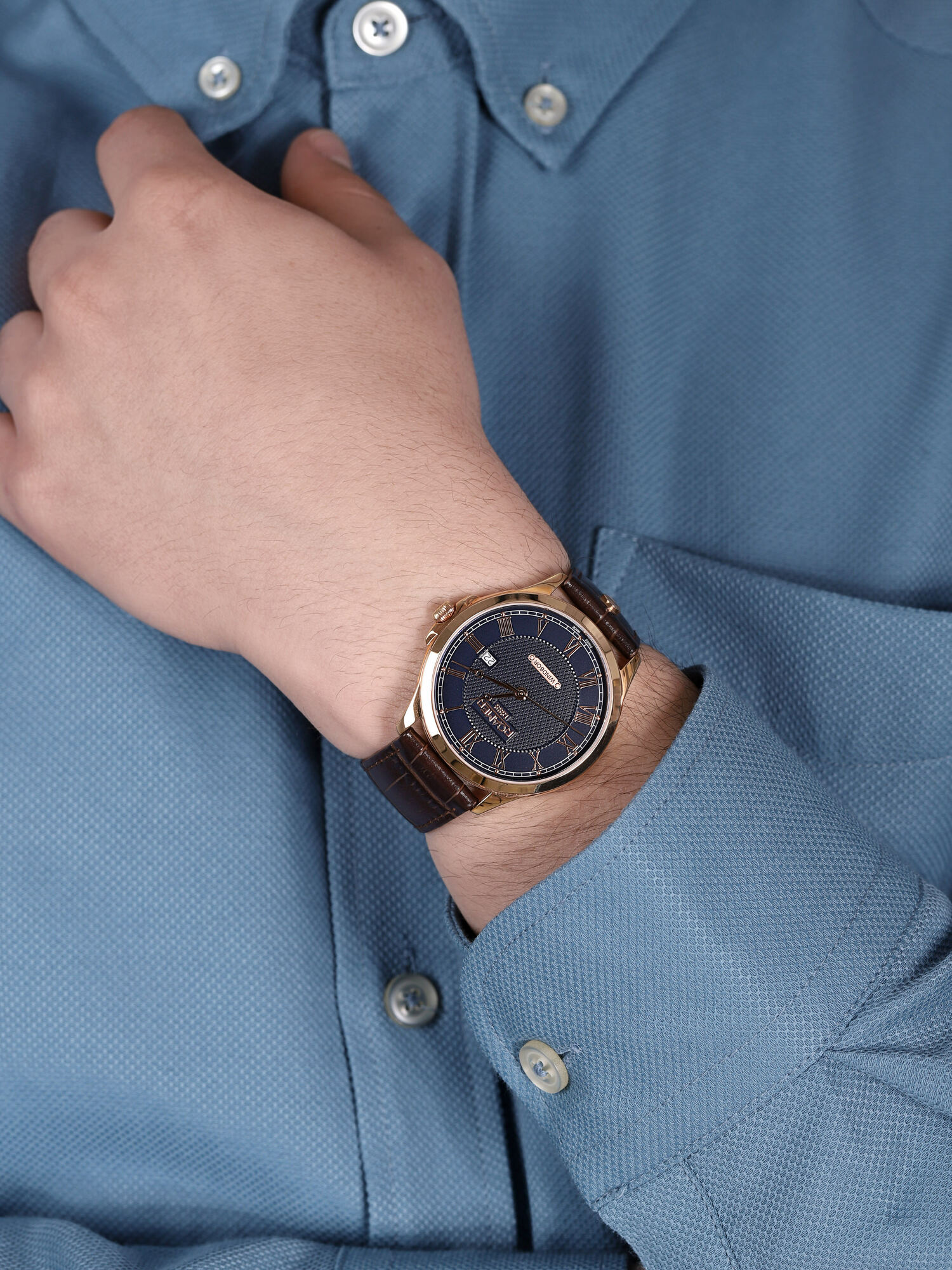 Roamer 706856.49.42.07 zegarek klasyczny Windsor - miniatura 3