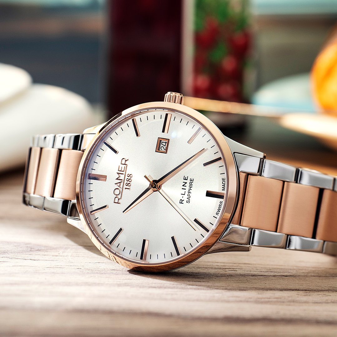 Roamer 718833.47.15.70 męski zegarek R-Line bransoleta - miniatura 2