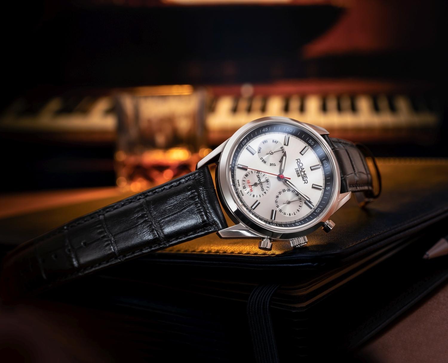 Roamer 856982 41 15 70 Sportivo zegarek męski klasyczny szafirowe - miniatura 8