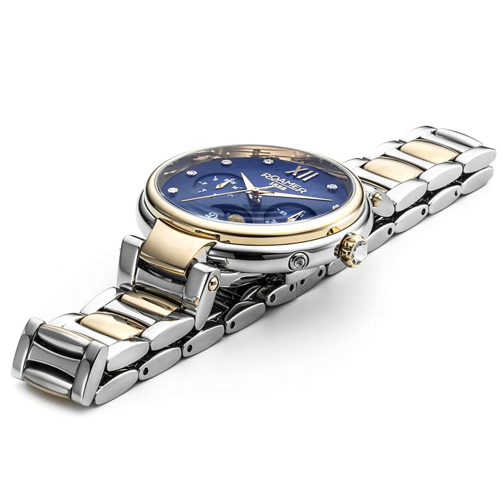 Roamer 858801 48 49 50 damski zegarek Dreamline bransoleta - miniatura 2