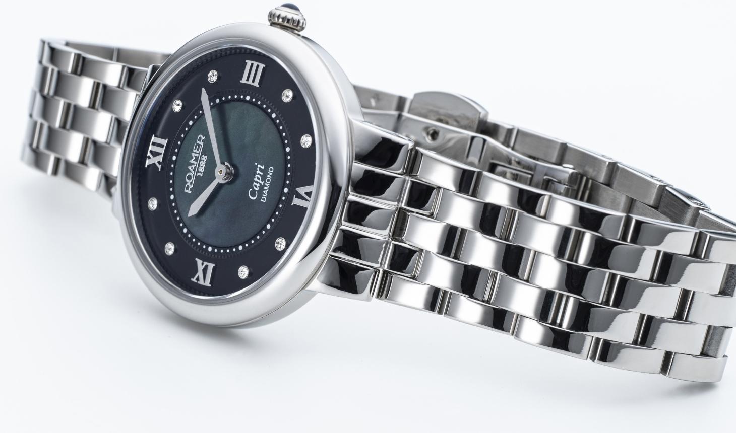 Roamer 859845 41 59 50 zegarek elegancki Capri Diamond - miniatura 2