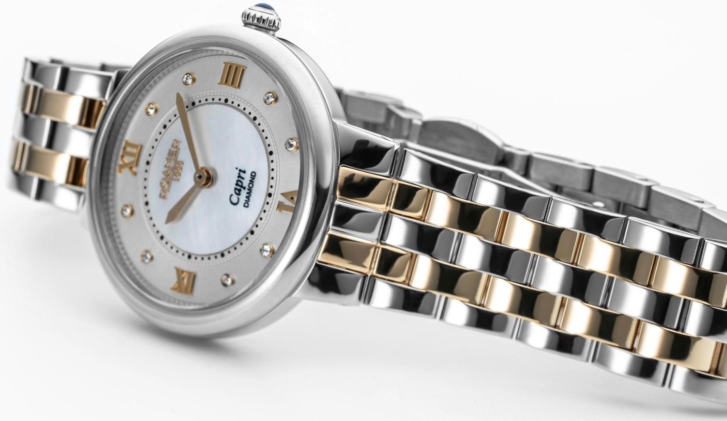 Roamer 859845 47 29 50 zegarek elegancki Capri Diamond - miniatura 4
