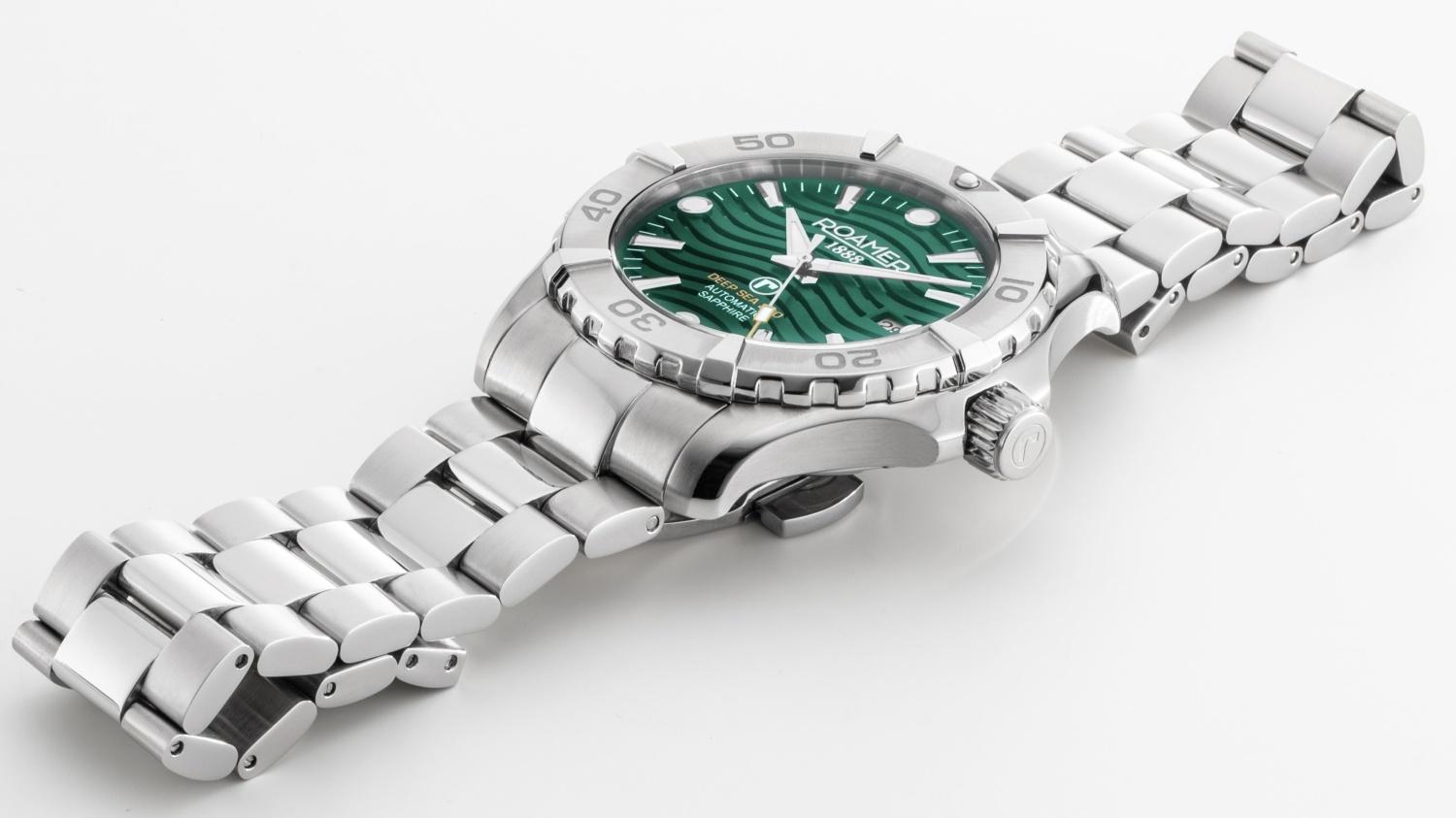 Roamer 860983 41 75 70 męski zegarek Deep Sea bransoleta