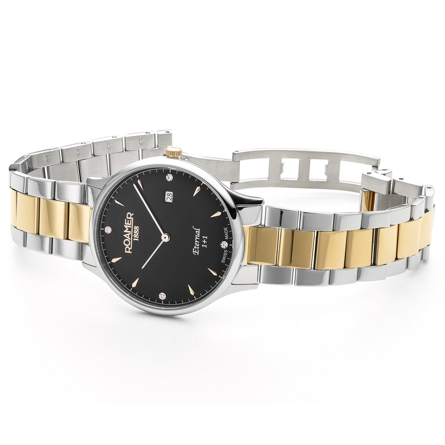 Roamer 863833 47 55 50 męski zegarek Eternal bransoleta - miniatura 3