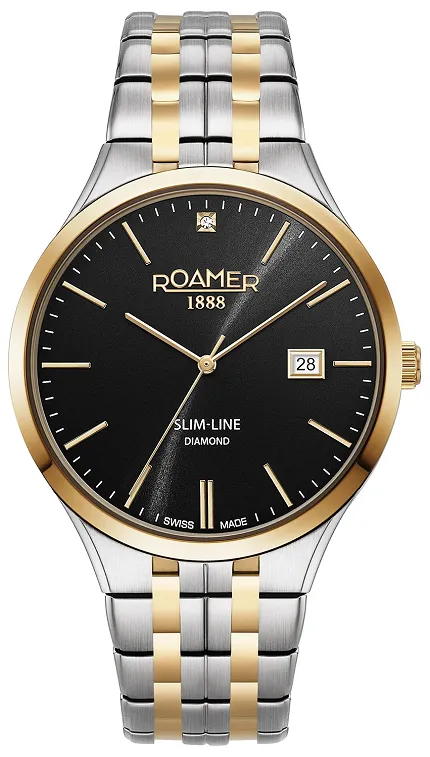 Roamer 864833 47 85 50 Slim-Line Diamond - zdjęcie 1