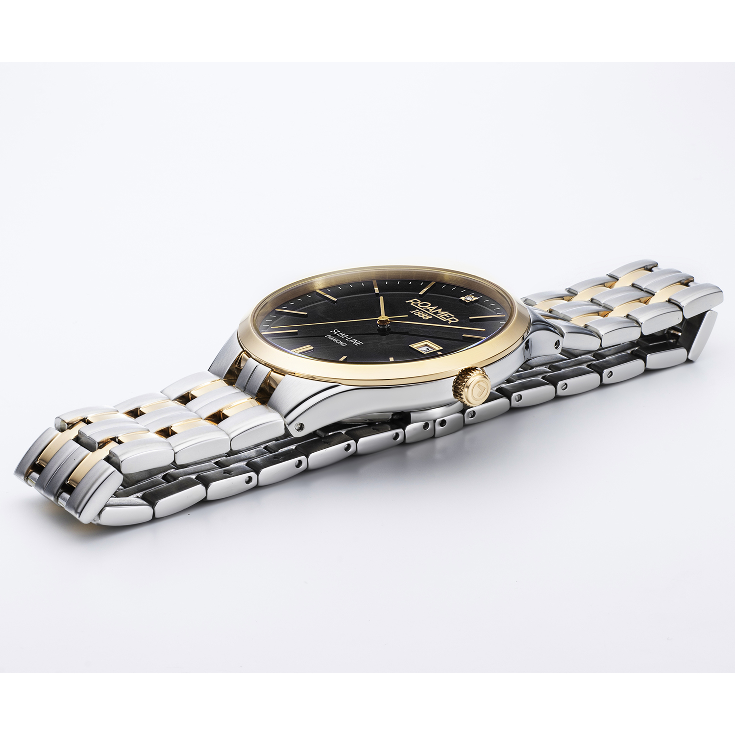 Roamer 864833 47 85 50 zegarek męski Slim-Line Diamond - miniatura 2
