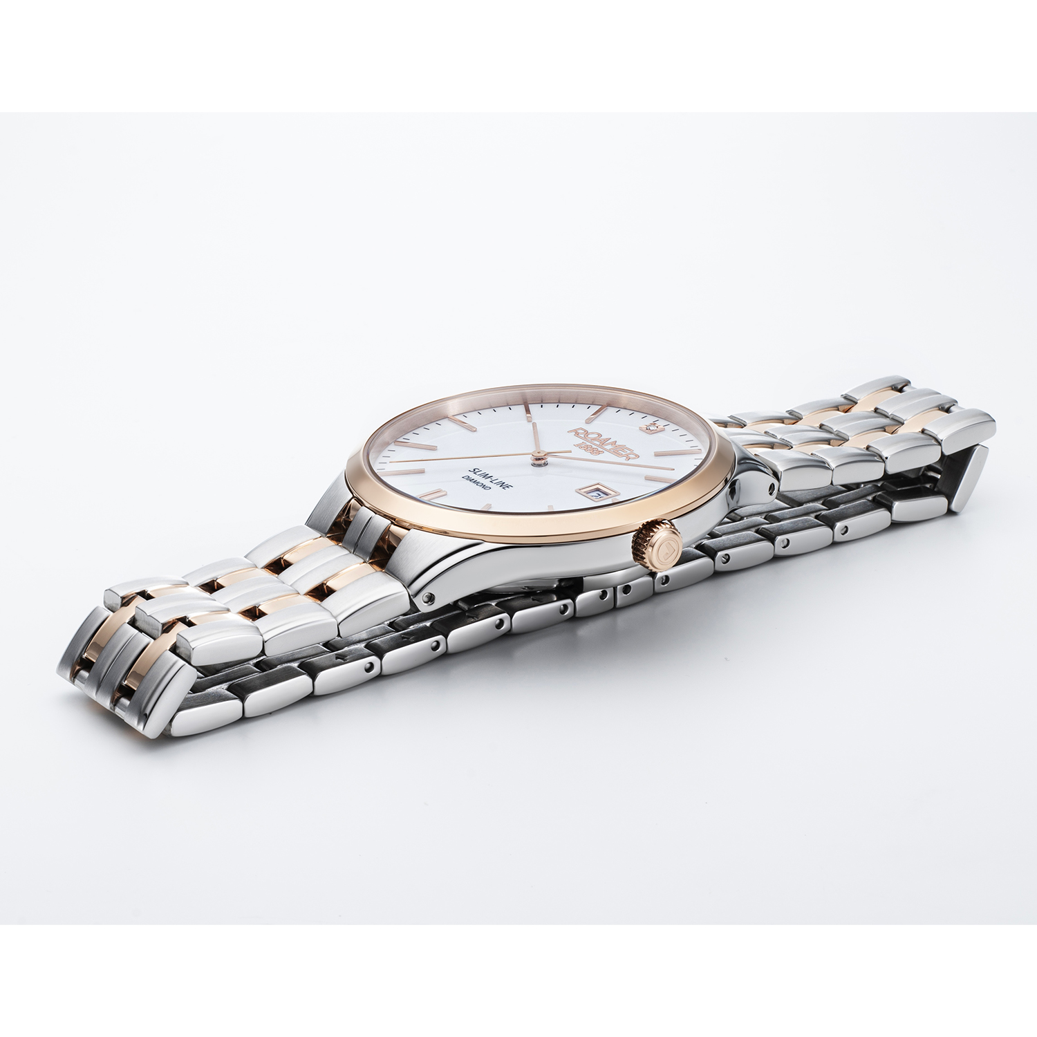 Roamer 864833 49 25 50 zegarek męski Slim-Line Diamond - miniatura 2