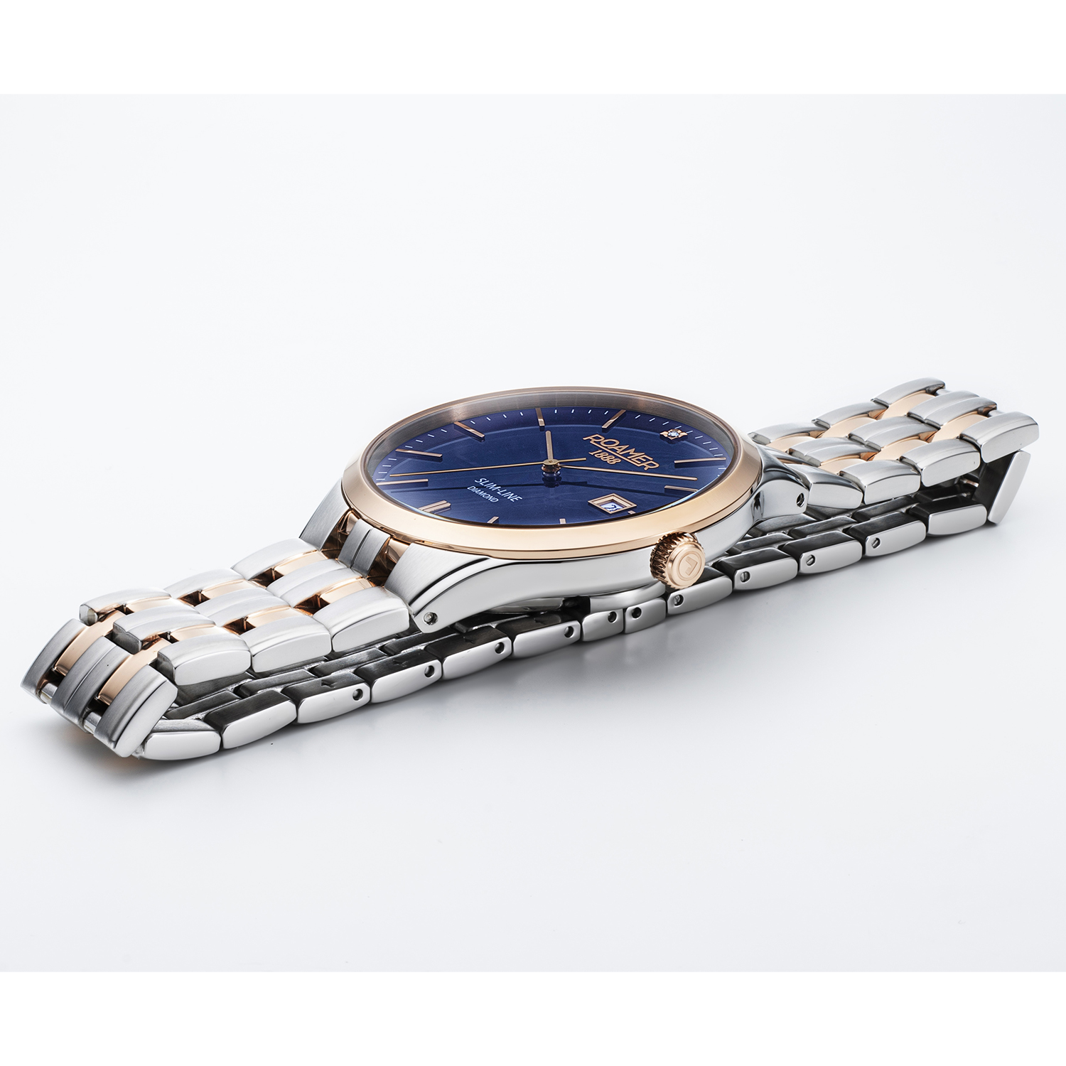 Roamer 864833 49 45 50 zegarek męski Slim-Line Diamond - miniatura 2
