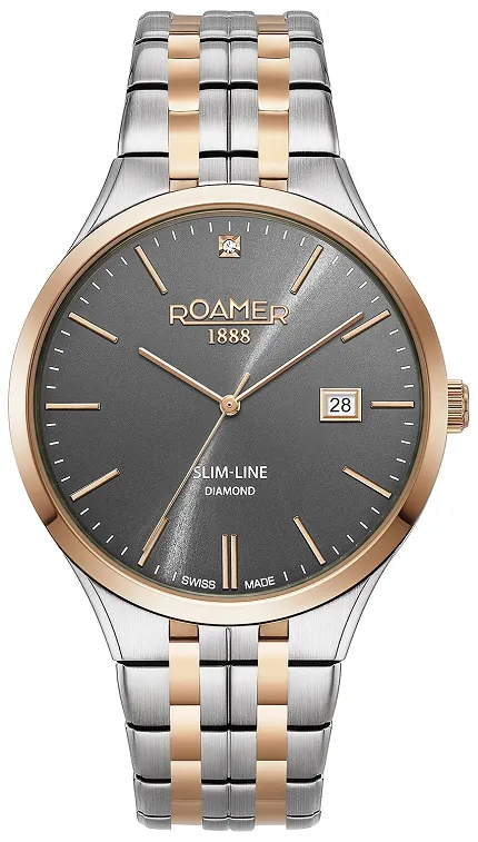 Roamer 864833 49 55 50 Slim-Line Diamond - zdjęcie 1